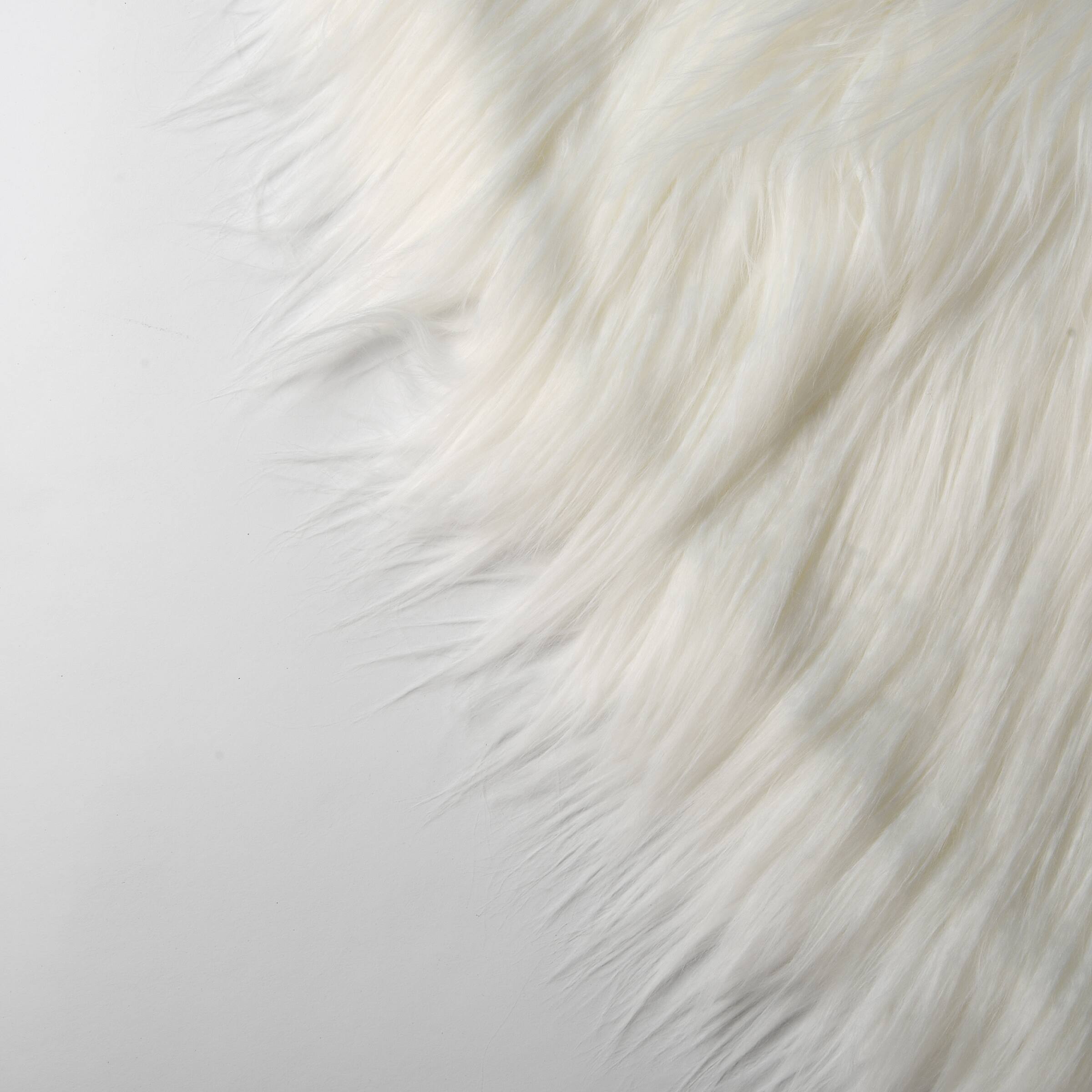 52" General Store Collection White High Pile Tree Skirt