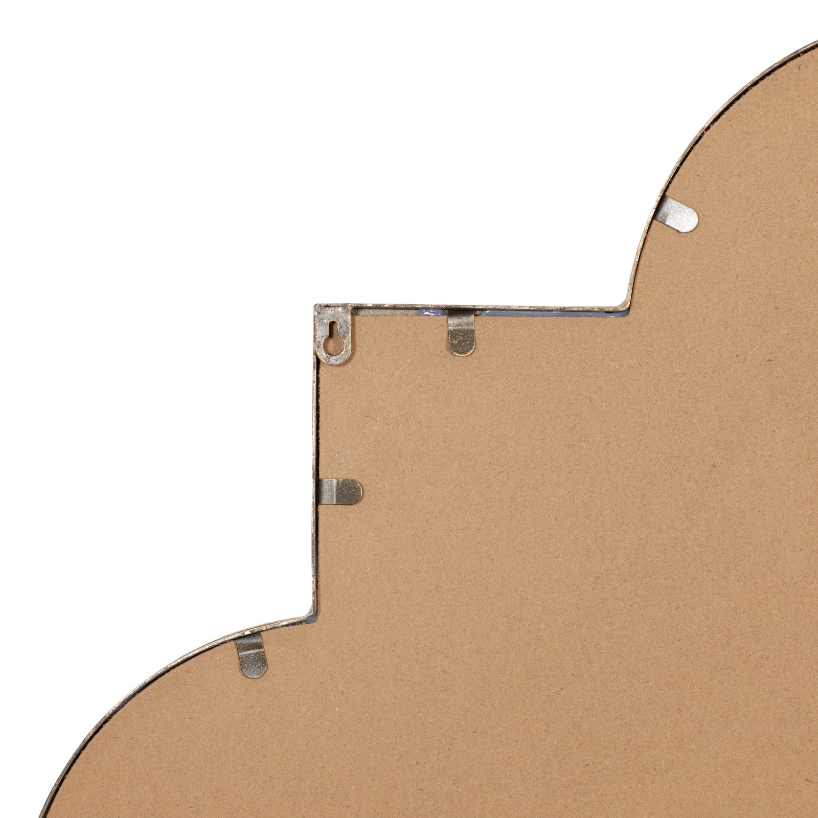 Gold Metal Contemporary Mirror, 34" x 1" x 34"