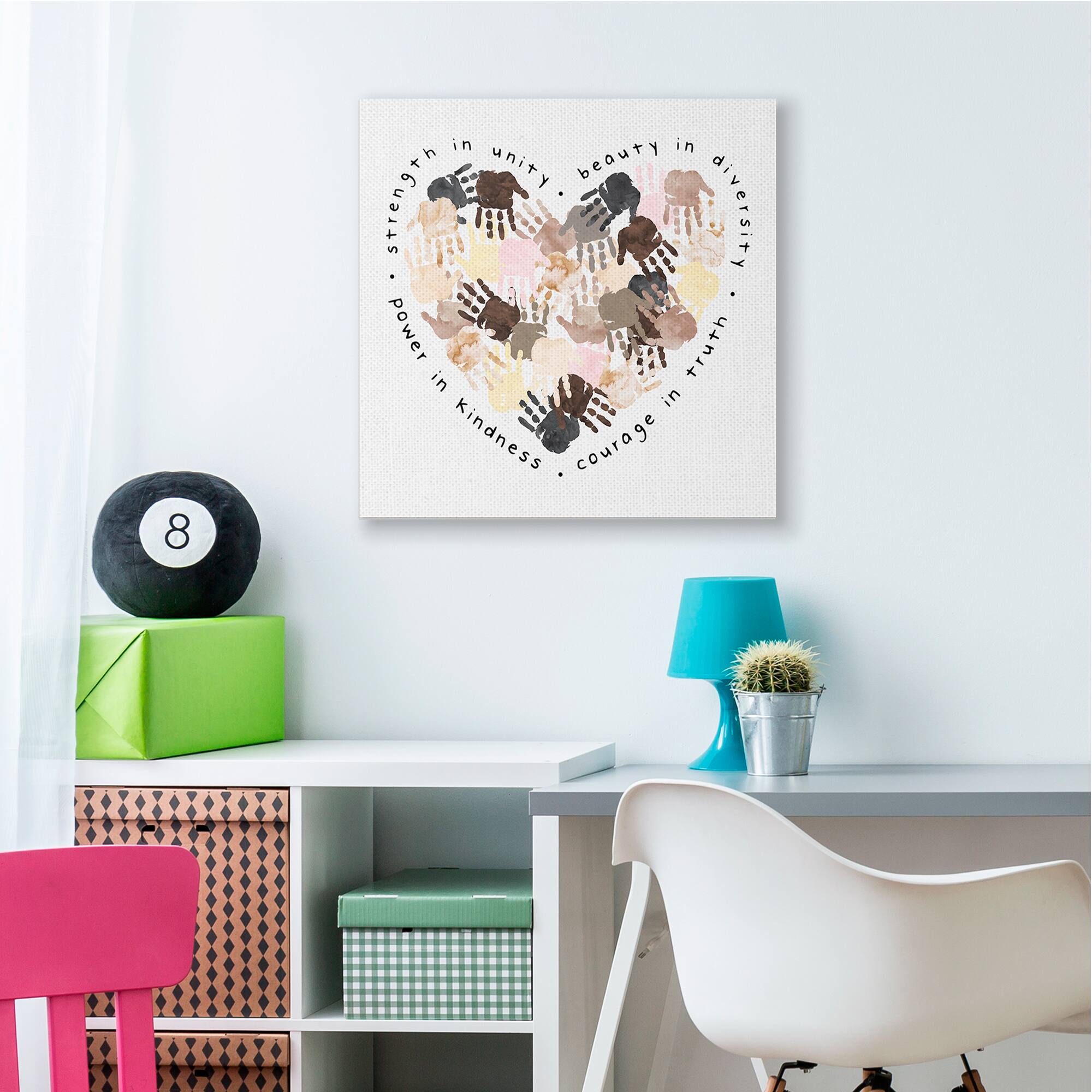 Stupell Industries Powerful Strength In Unity Phrase Wall Art