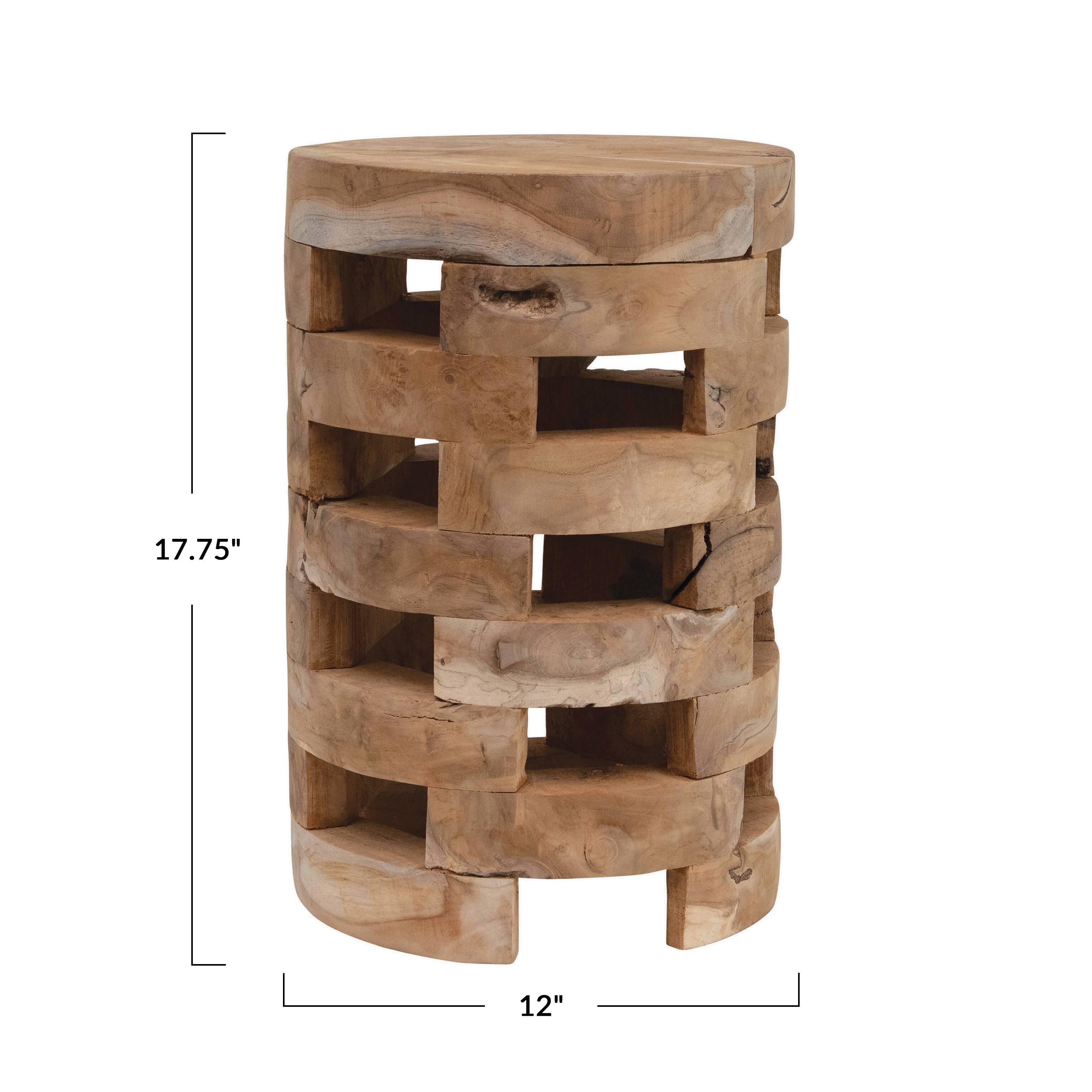 Hello Honey&#xAE; Teakwood Stool