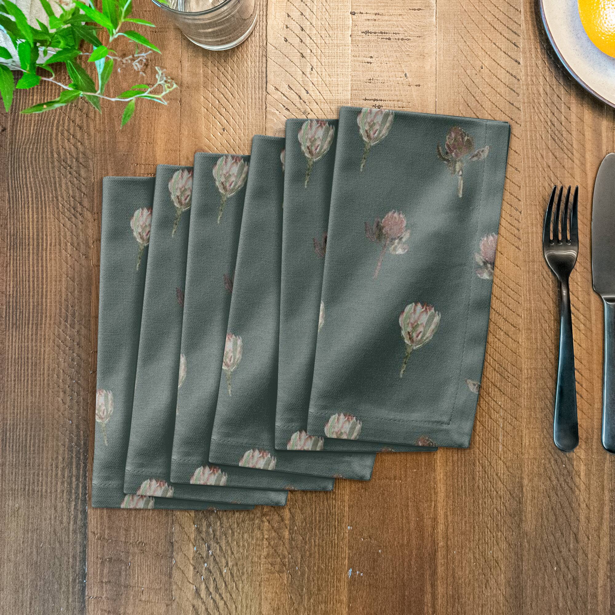 Cottage Florals Cotton Twill Napkin