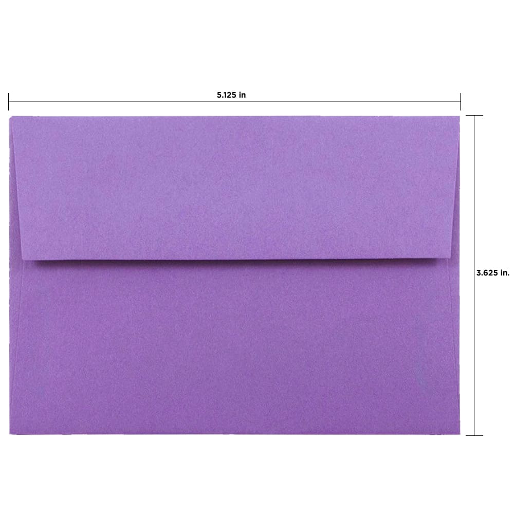 JAM Paper 4Bar A1 Colored Invitation Envelopes, 150ct.