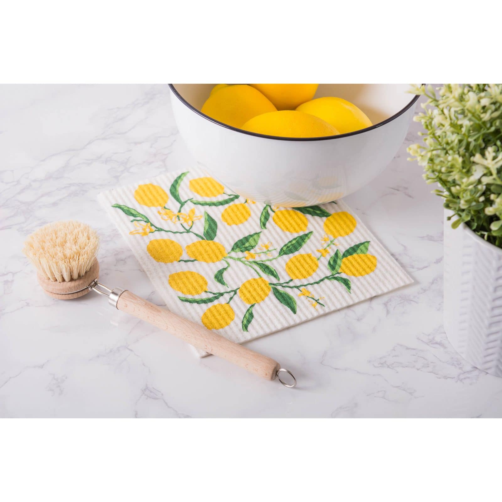 DII&#xAE; Lemon Swedish Dishcloth, 3ct.