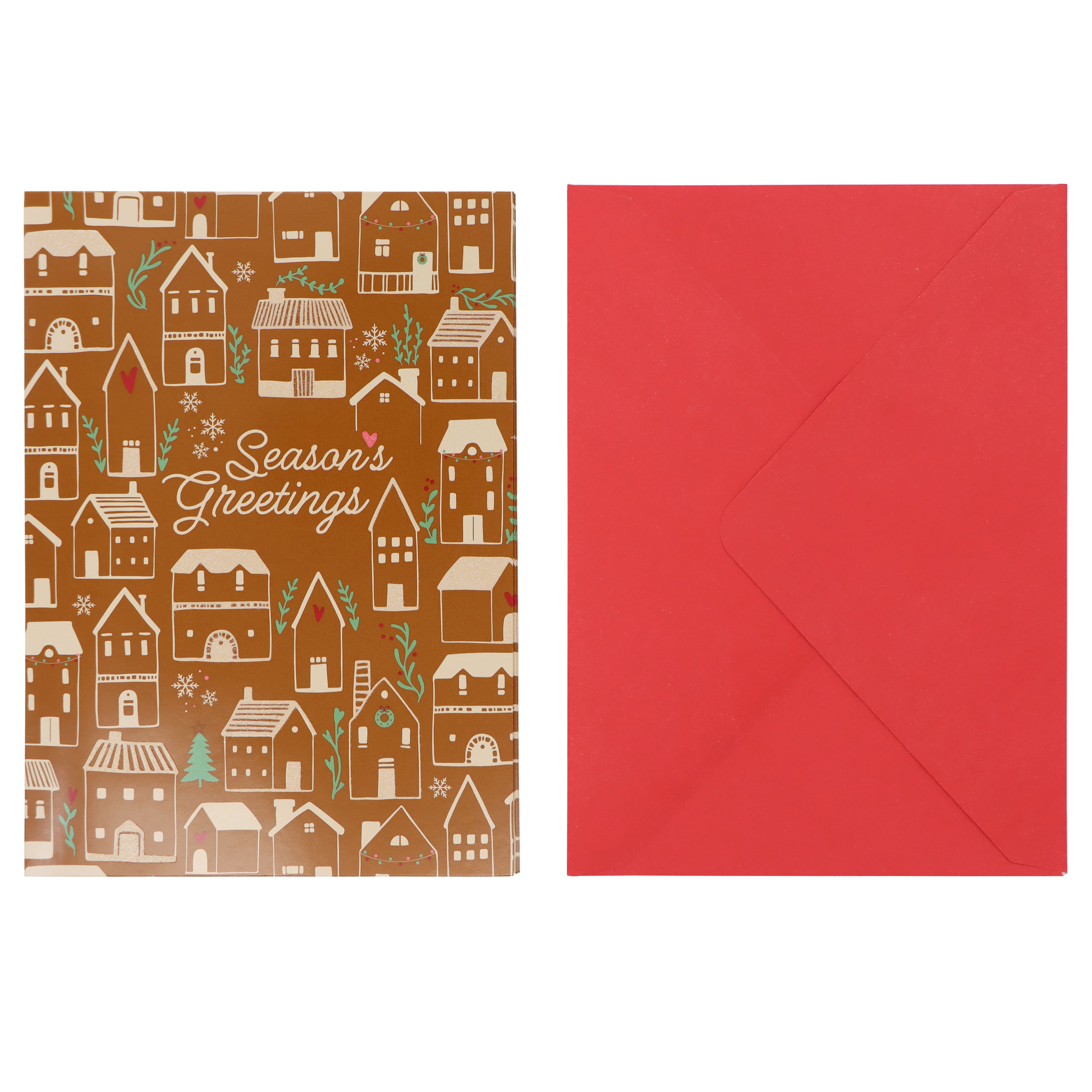 Gingerbread Village Card &#x26; Envelope Set by Recollections&#x2122;