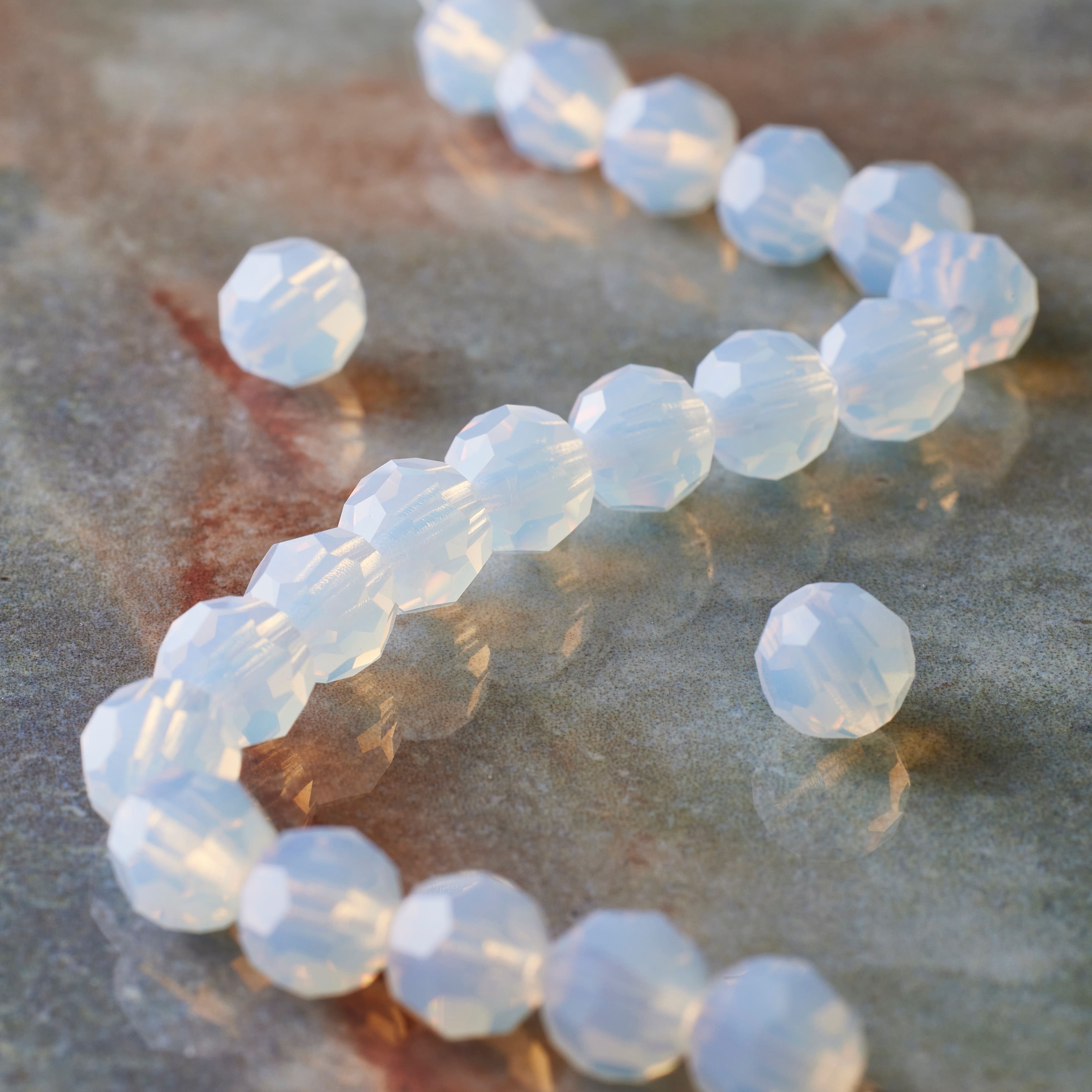 12 Pack: Preciosa Glass Crystal Round Beads, 6mm by Bead Landing™
