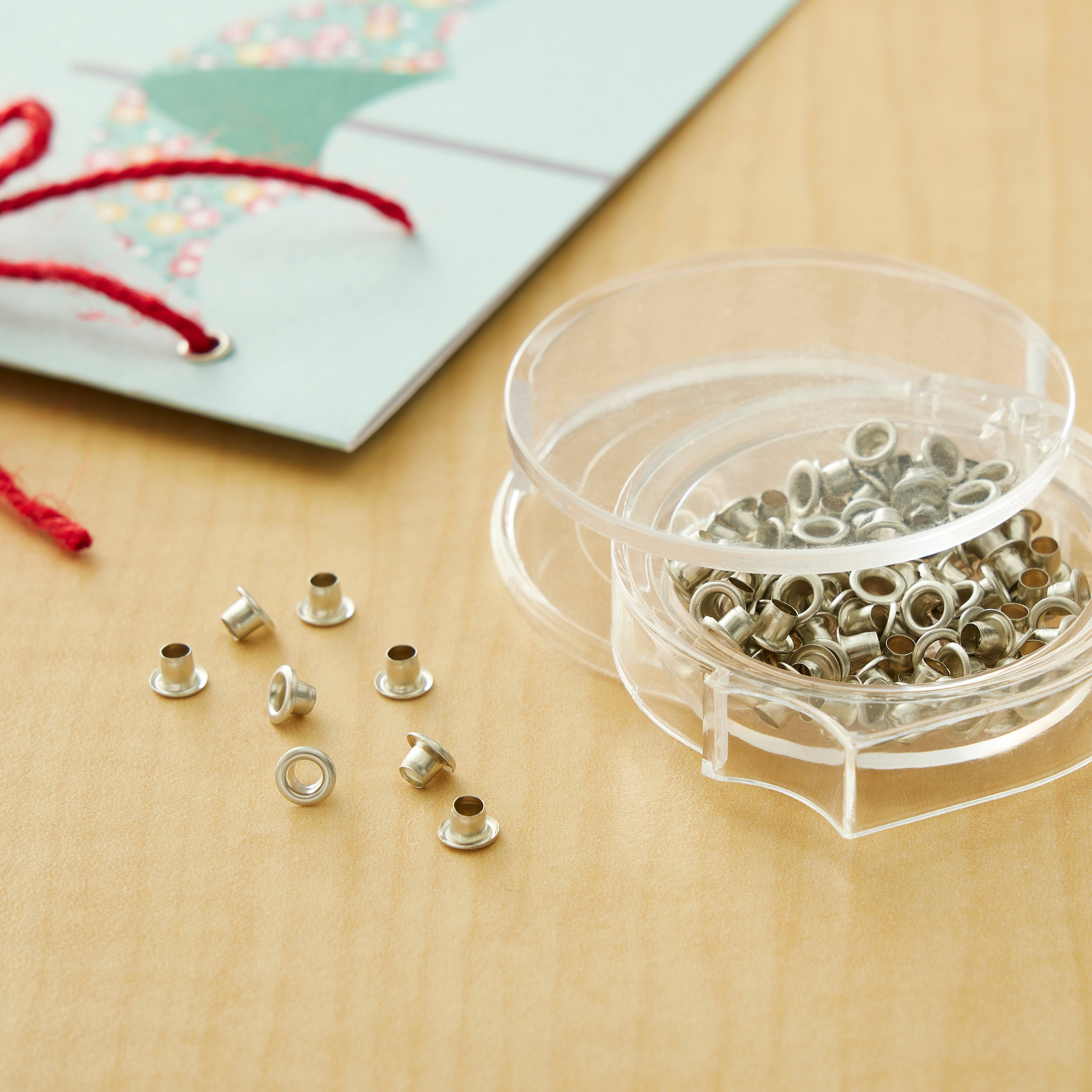 12 Packs 100 ct. (1,200 total) Pewter Eyelets by Recollections™ Michaels