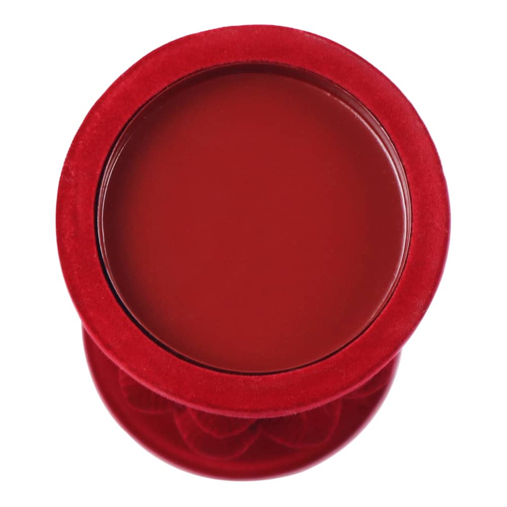 Red Flocked Christmas Tree Candle Holder by Ashland&#xAE;