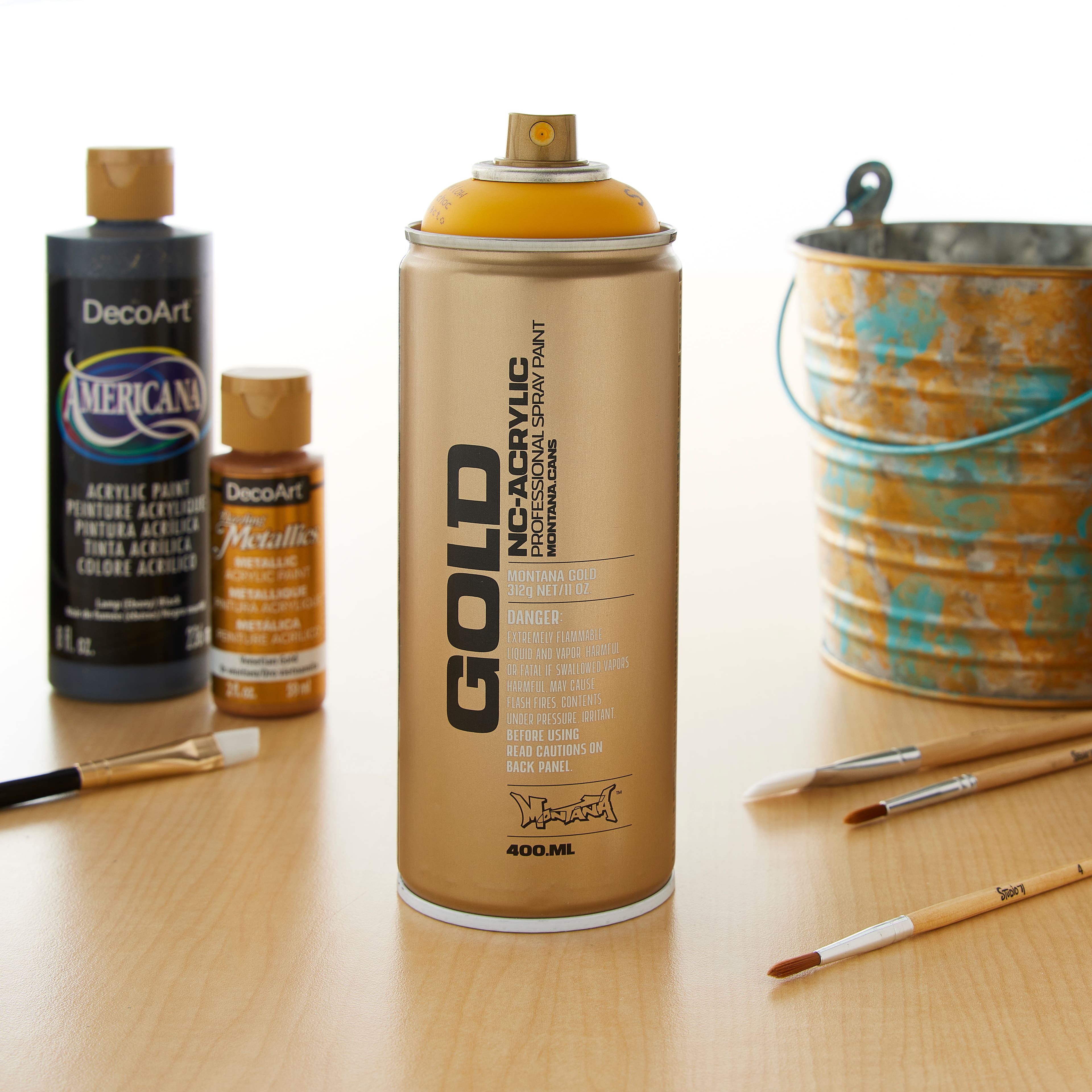 Montana&#x2122; Cans GOLD Shock Color Spray Paint, 400mL