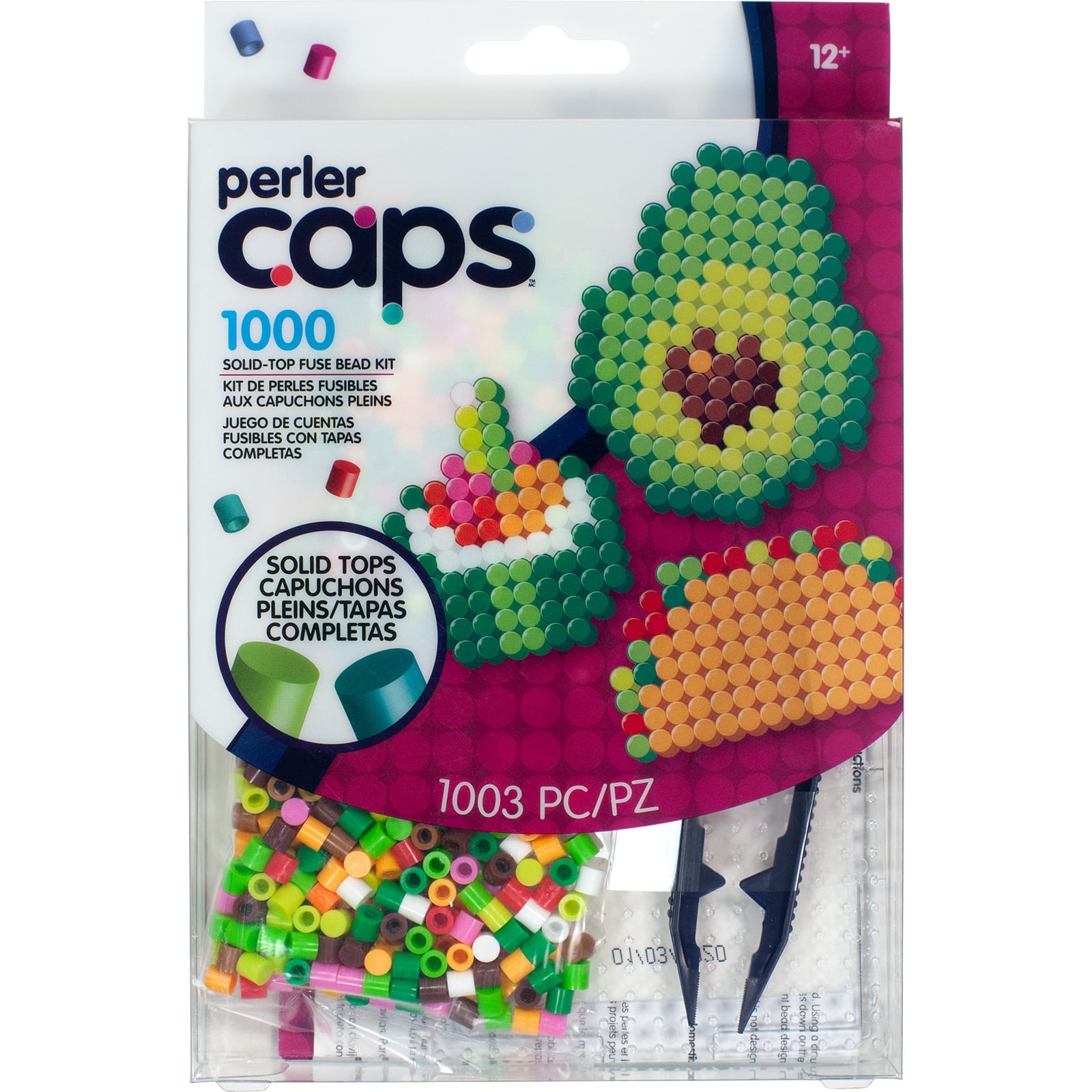 6 Pack: Perler Caps&#x2122; Food Starter Kit