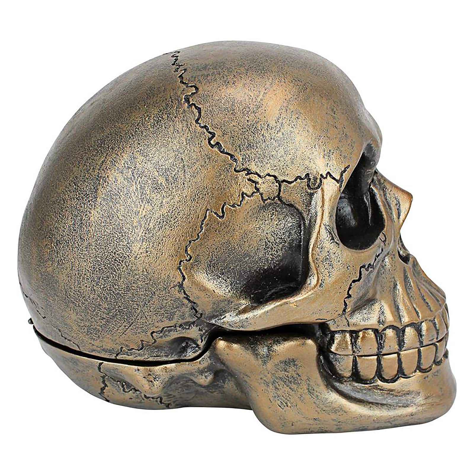 Design Toscano 6.5&#x22; Memento Mori Skull Clock