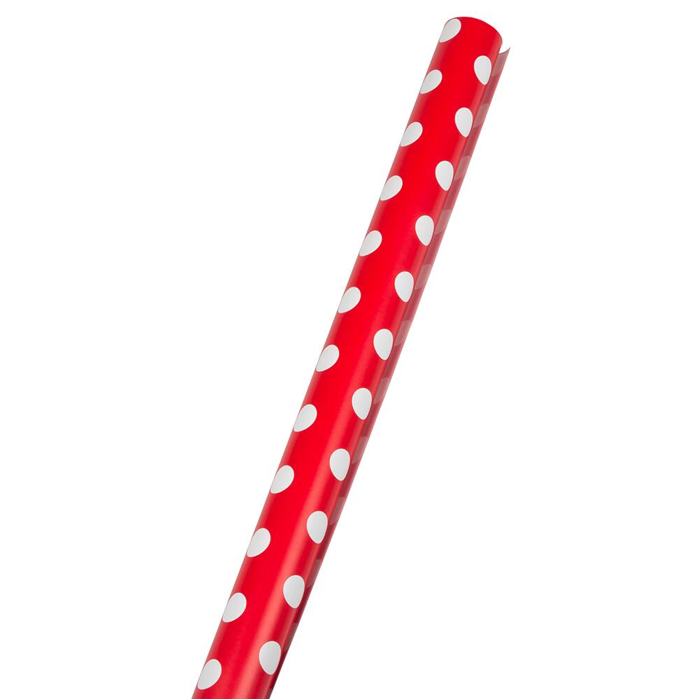 JAM Paper Polka Dot Gift Wrap