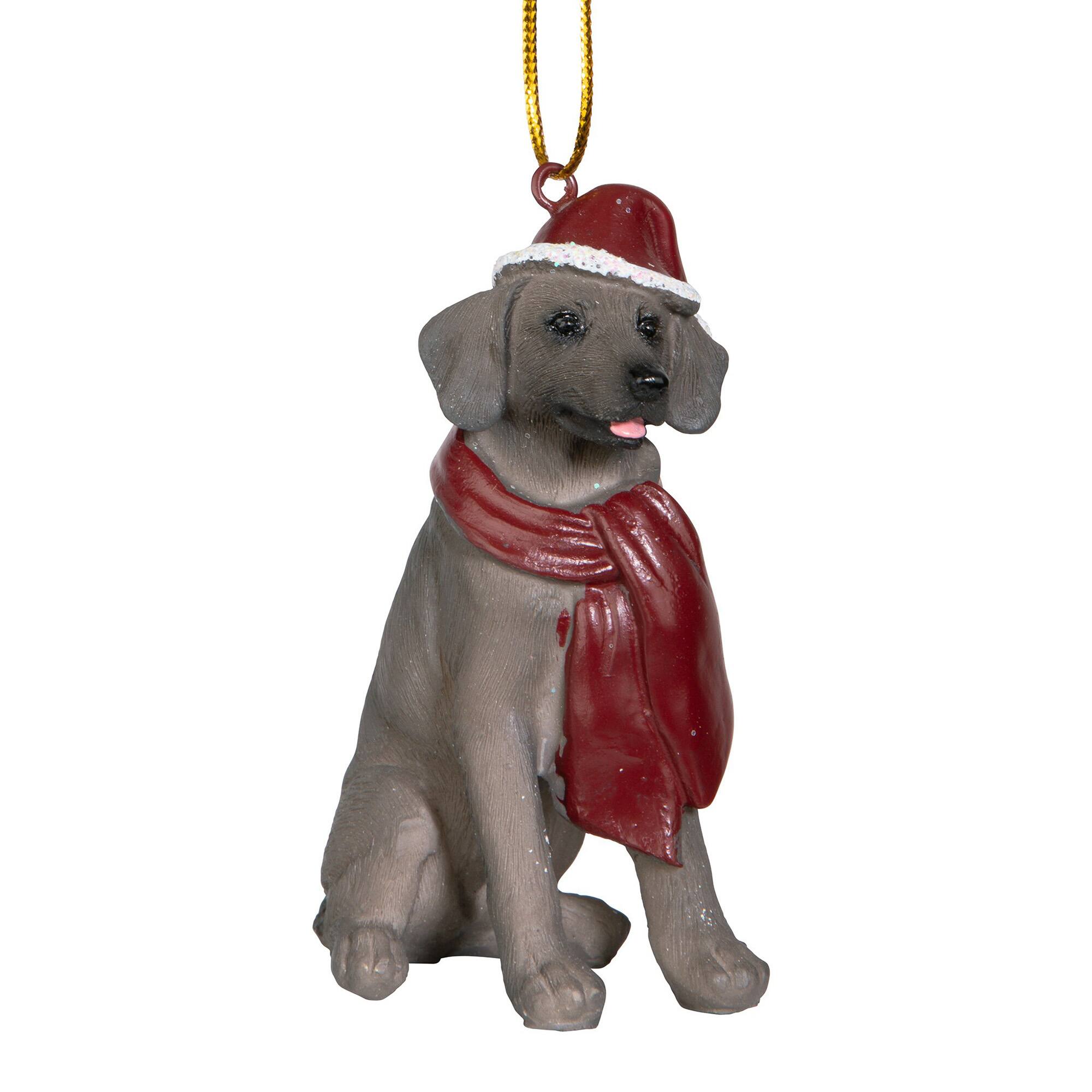Design Toscano 3.5&#x22; Weimaraner Ornament Sculpture