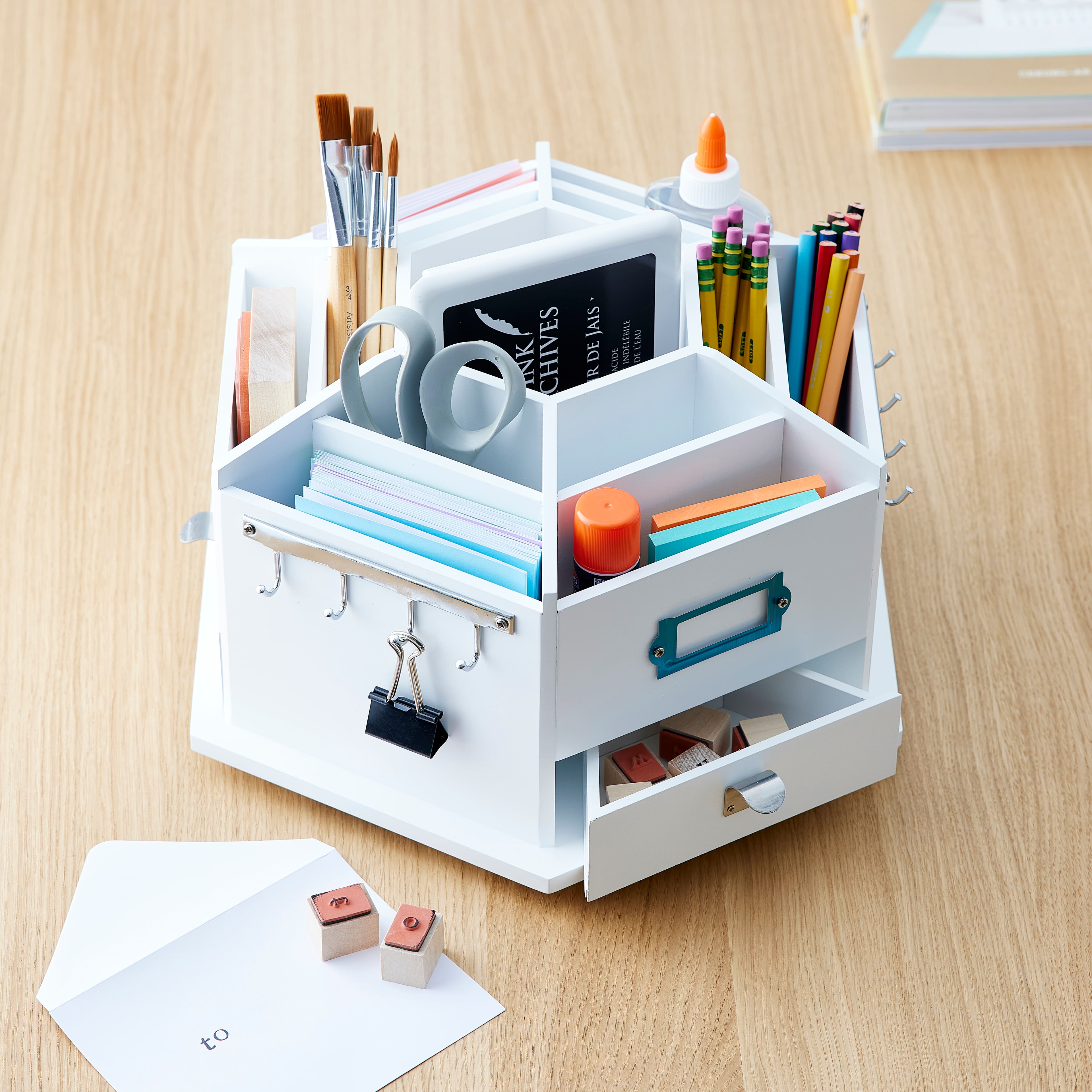 Storage Desktop Carousel by Simply Tidy™ | Michaels