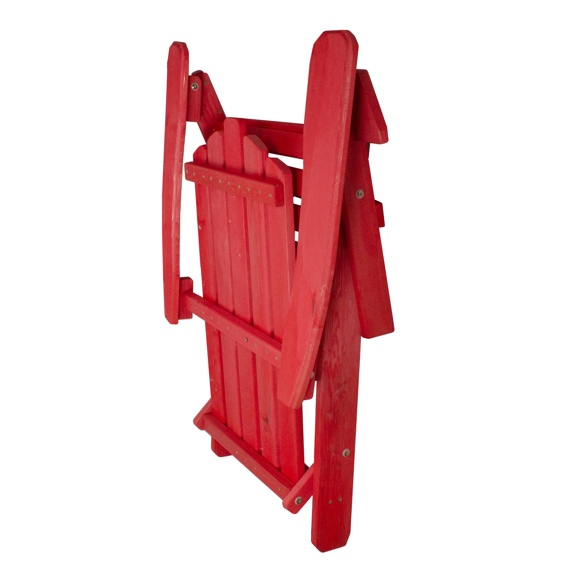 36&#x22; Classic Folding Wooden Adirondack Chair