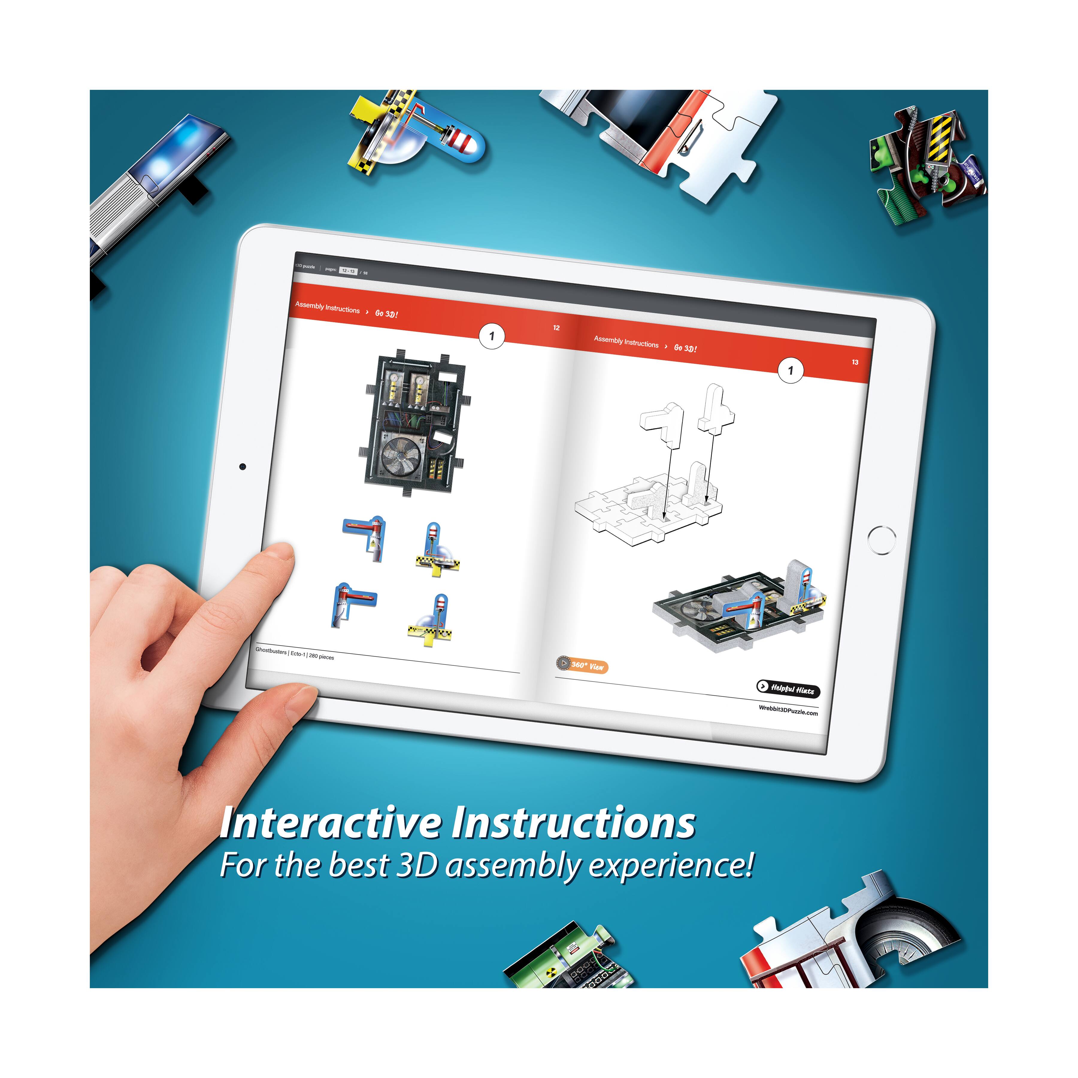 Ghostbusters - Ecto-1 3D Puzzle: 280 Pcs