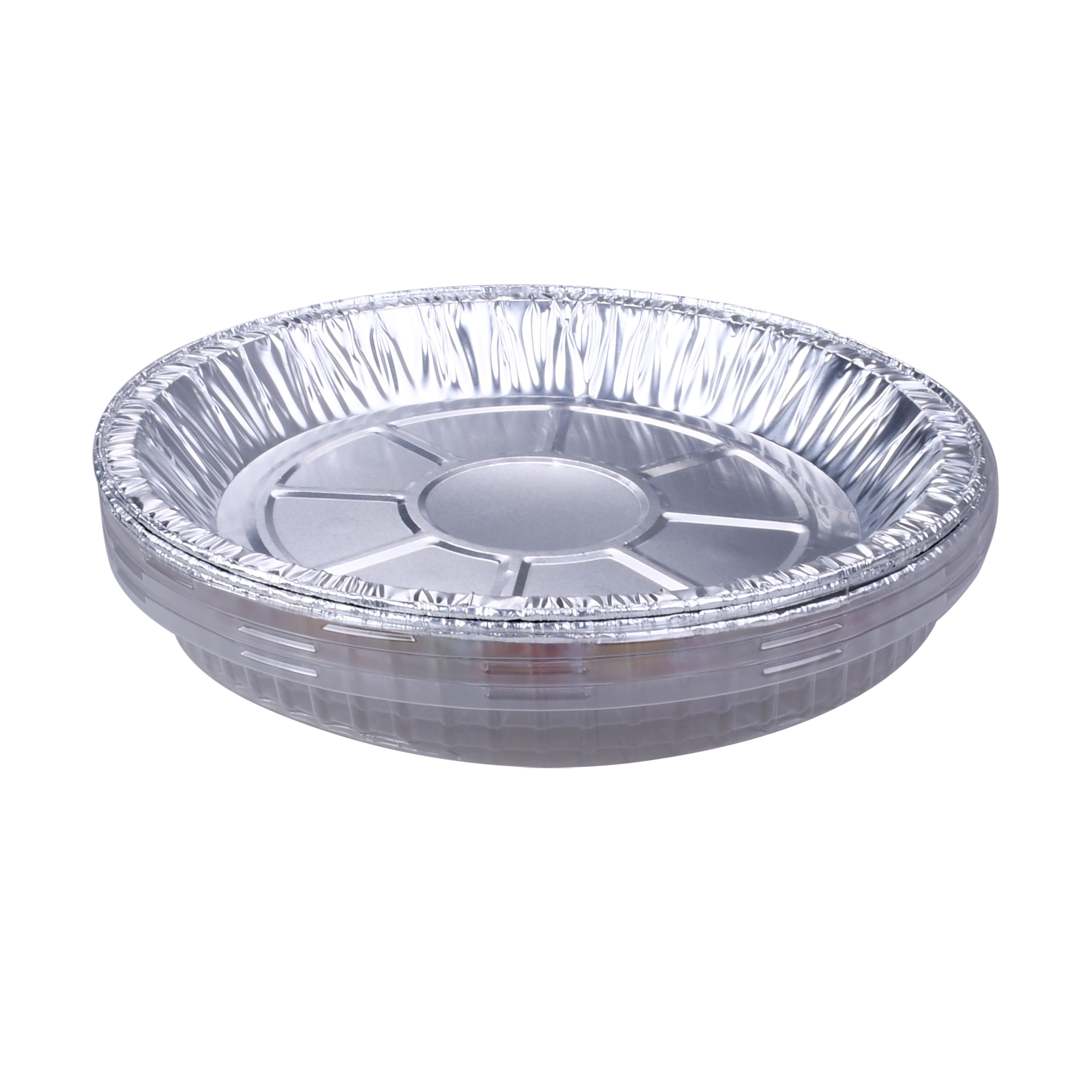 Standard Thanksgiving Pumpkin Aluminum Pie Baking Pans with Lids, 3ct. by Celebrate It&#xAE;