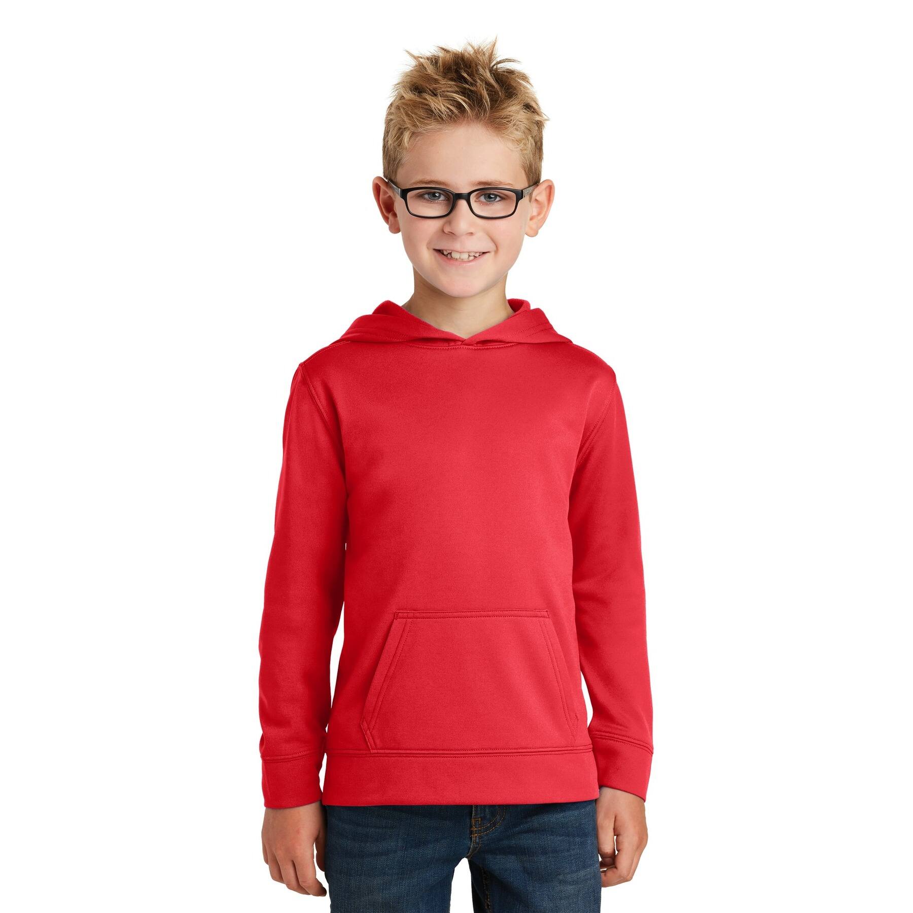 Port & Company® Youth Performance Fleece Pullover Hooded Sweatshirt