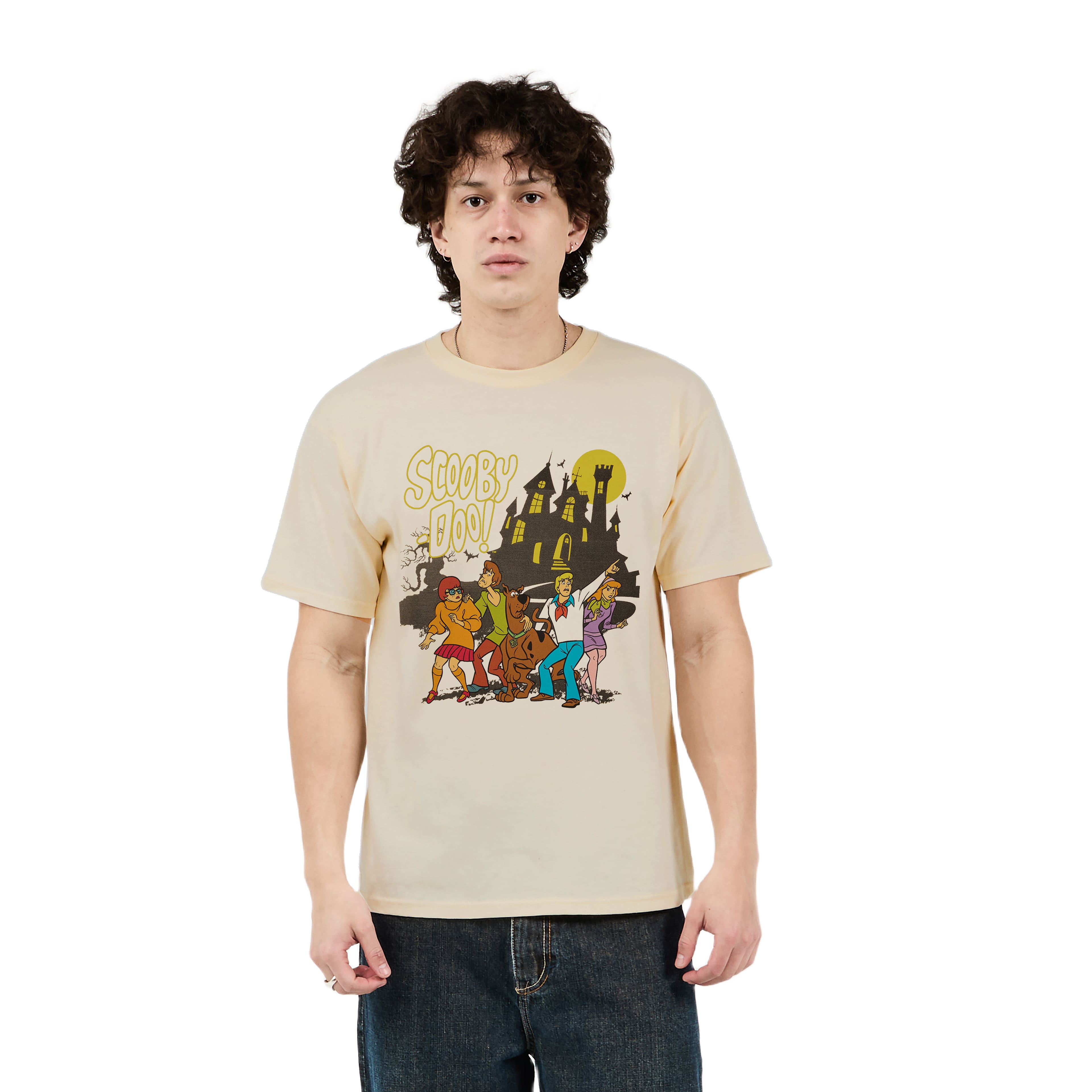 Scooby Doo&#x2122; Halloween Haunted House Adult Crew Neck T-Shirt