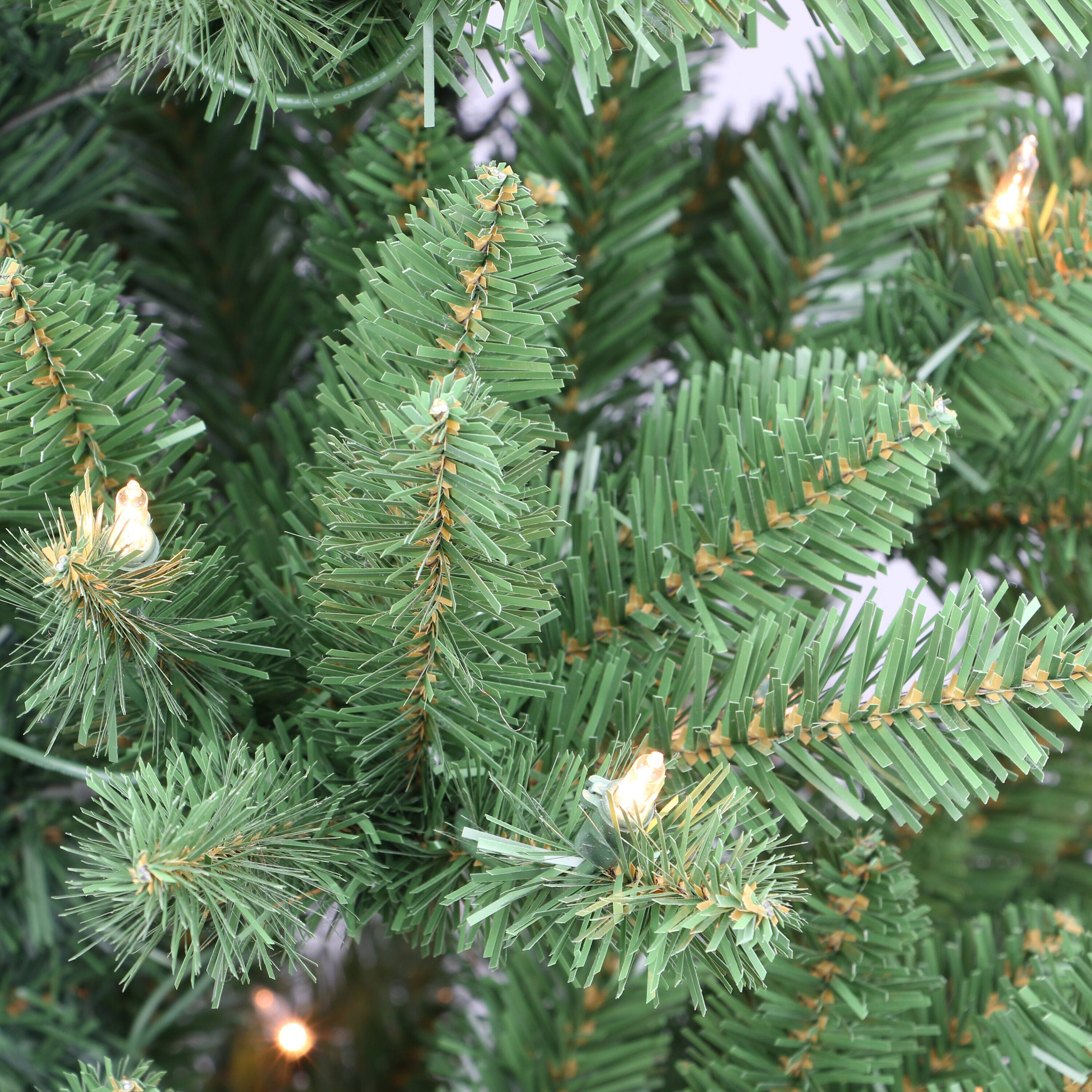 6ft. Pre-Lit Carson Pine Artificial Christmas Tree, Clear Lights