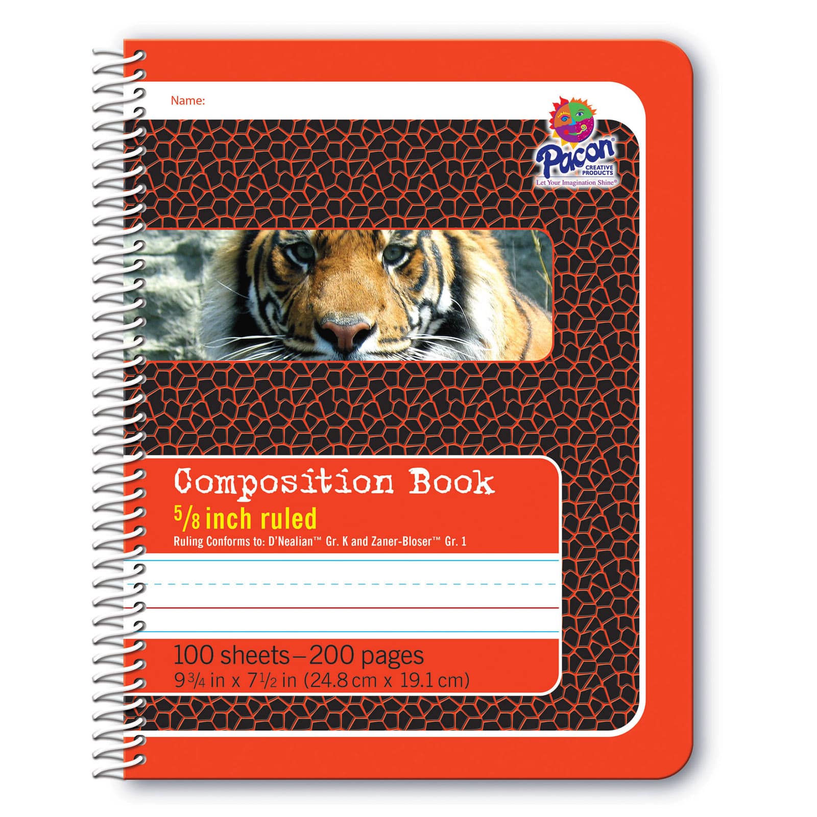 Pacon&#xAE; Red Tiger Primary Spiral Composition Book, 12ct.
