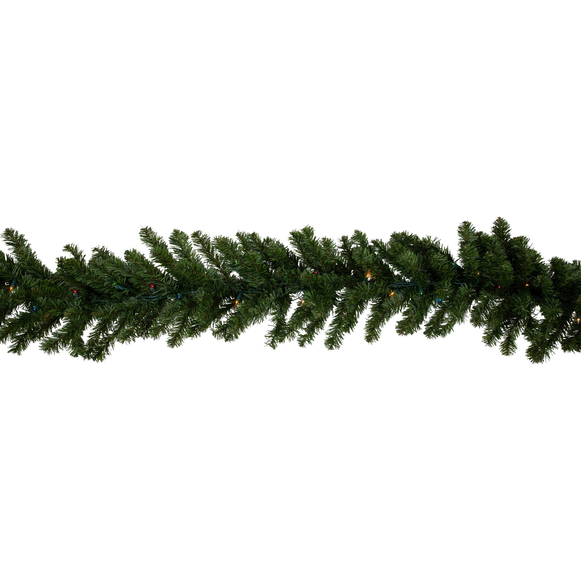 9ft. Pre-Lit Canadian Pine Christmas Garland