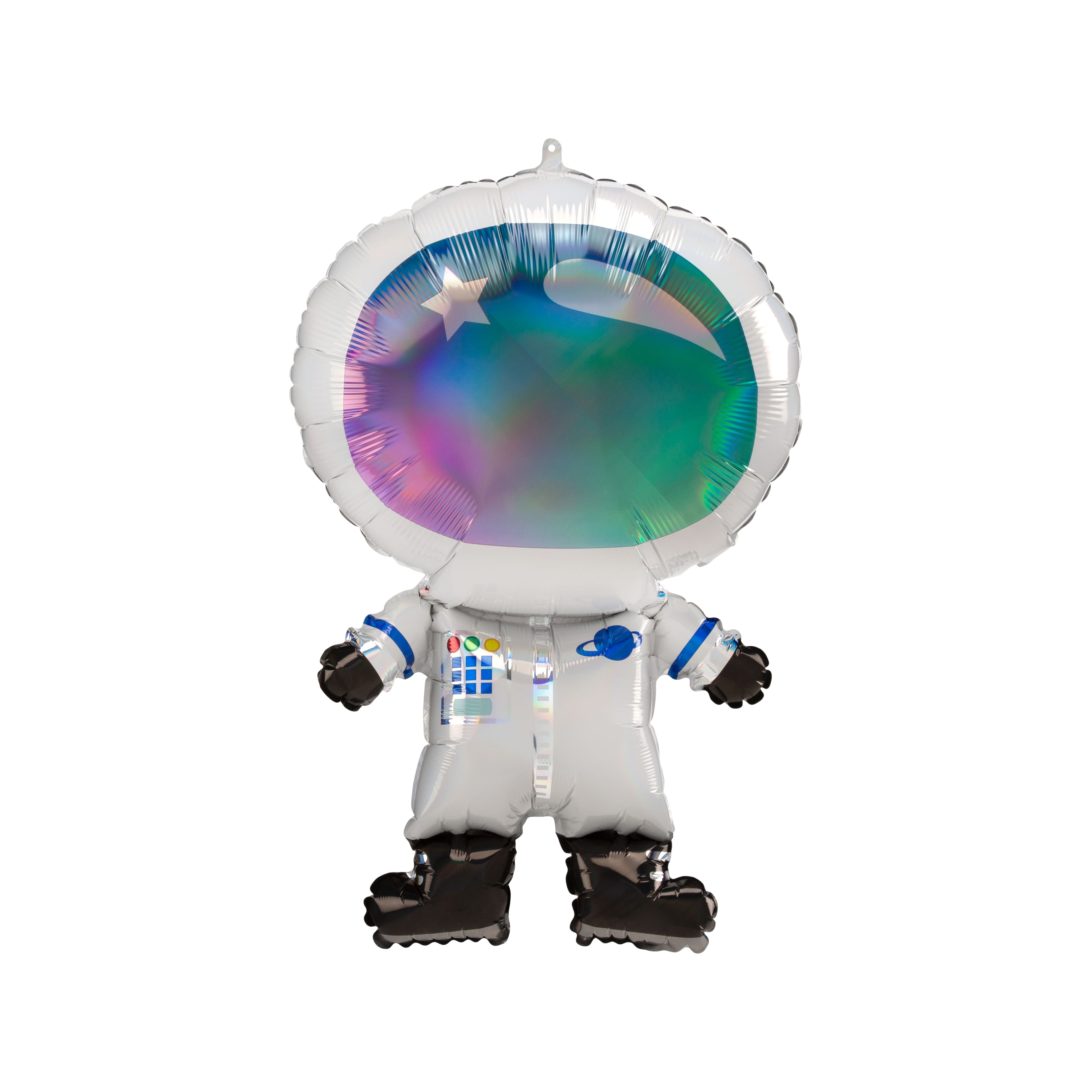 30&#x22; Iridescent Astronaut Holographic Foil Balloon