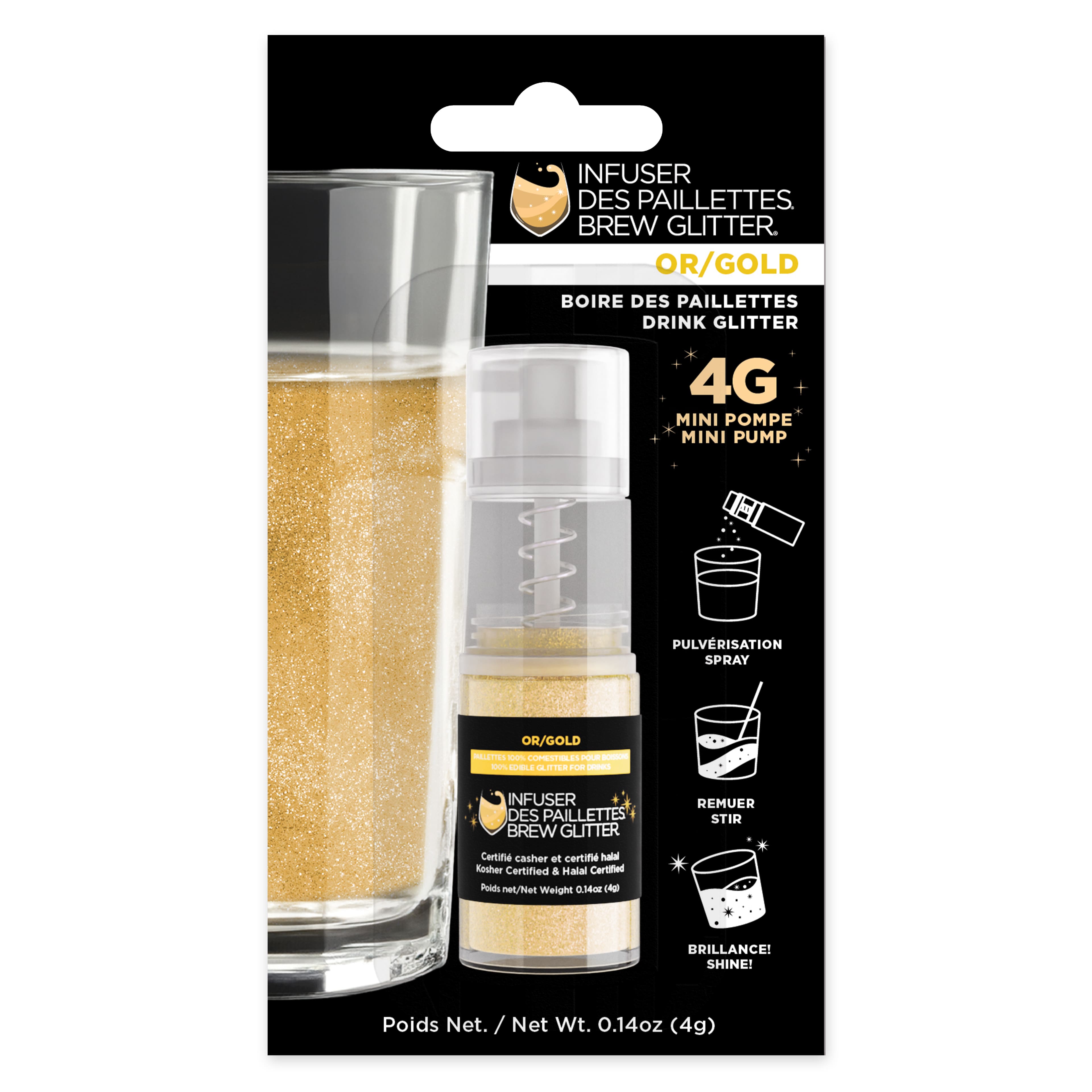 Bakell® Brew Glitter Edible Glitter Pump