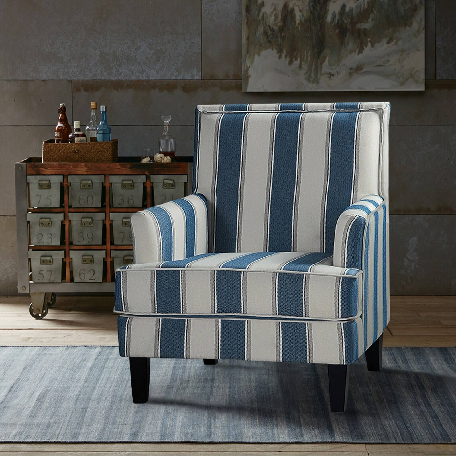 Karat Home Azella Wooden Upholstery Armchair