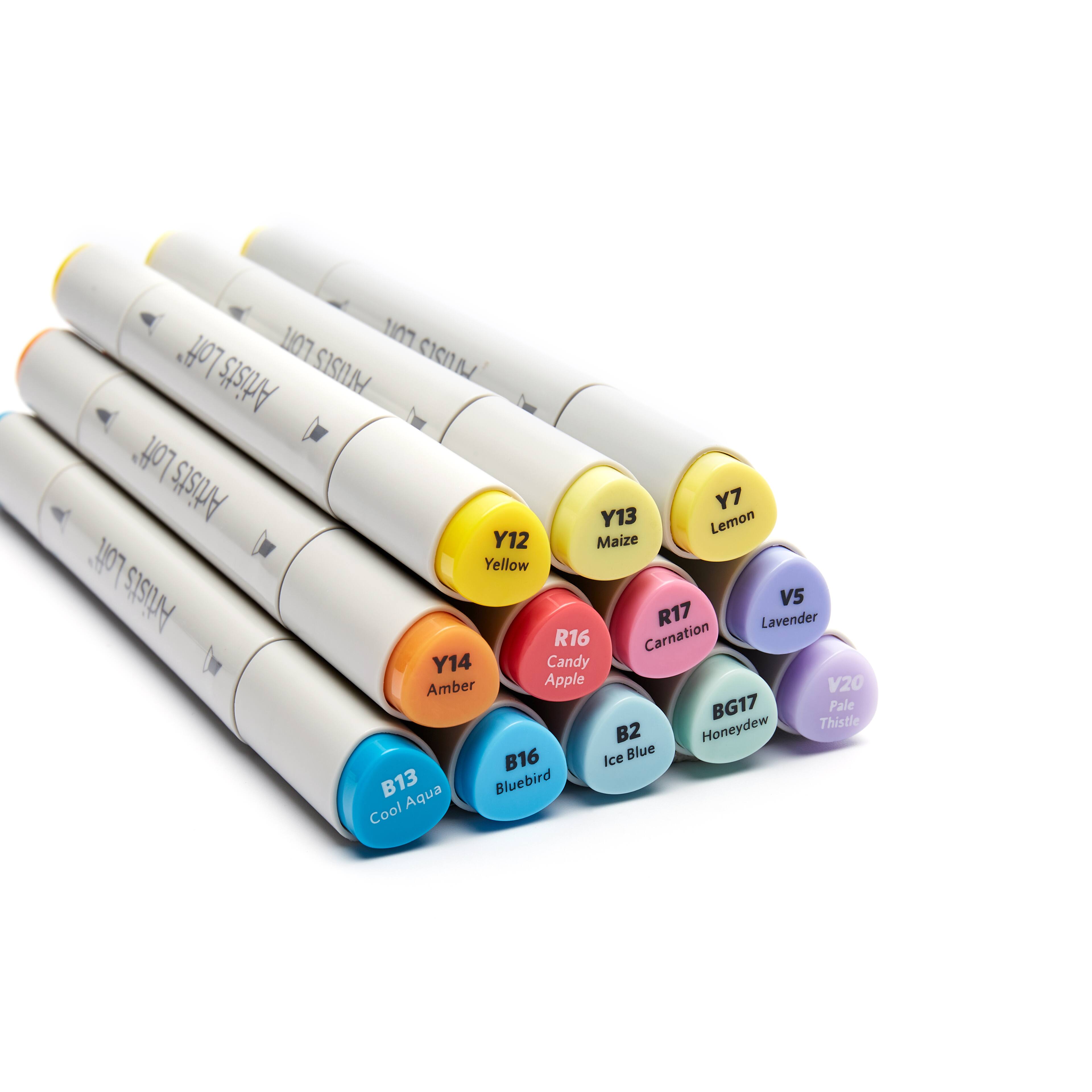 Dual Tip Pastel Sketch Marker Bundle Pack by Artist's Loft™ Dual Tip