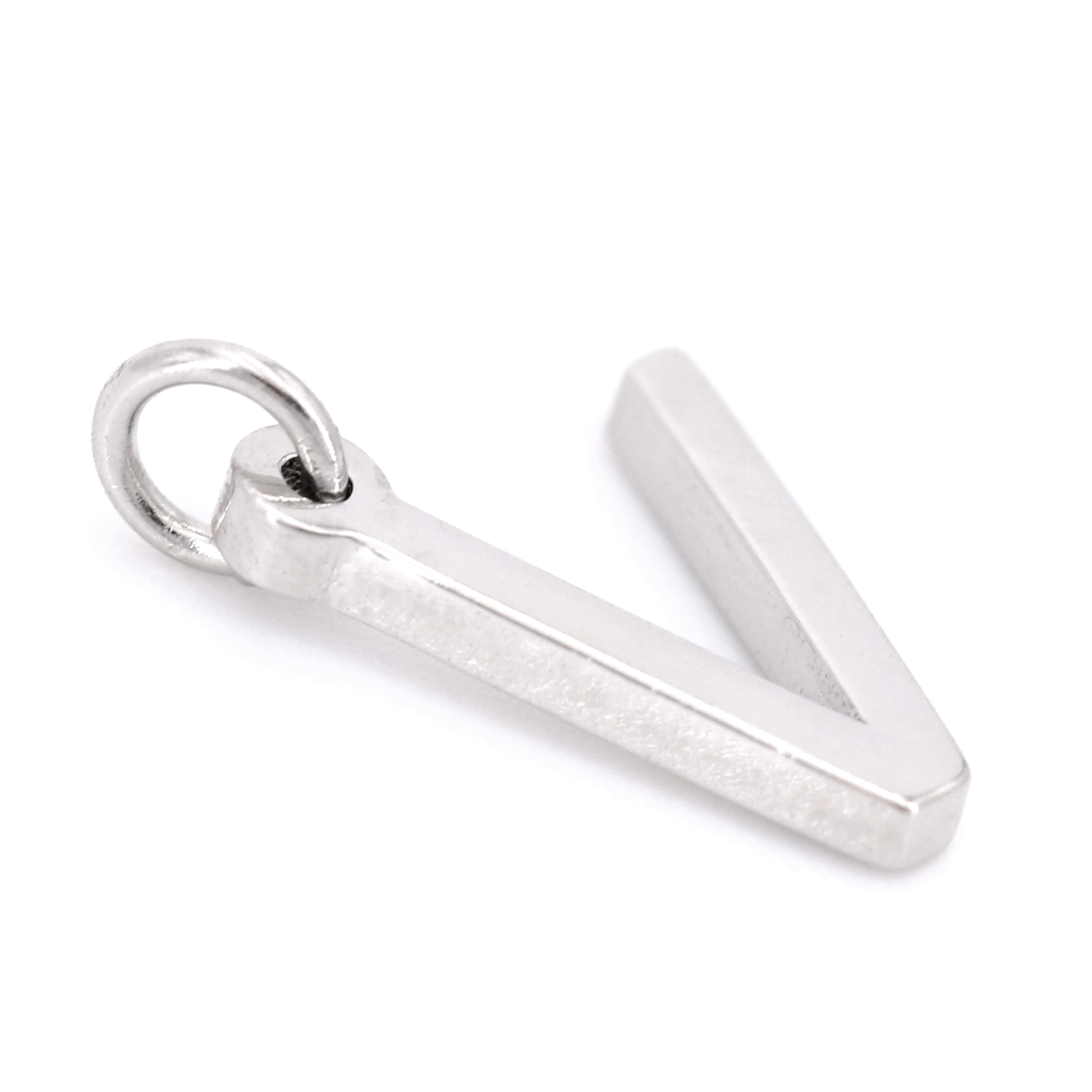 12 Pack: Sterling Silver Alphabet Charm by Bead Landing™