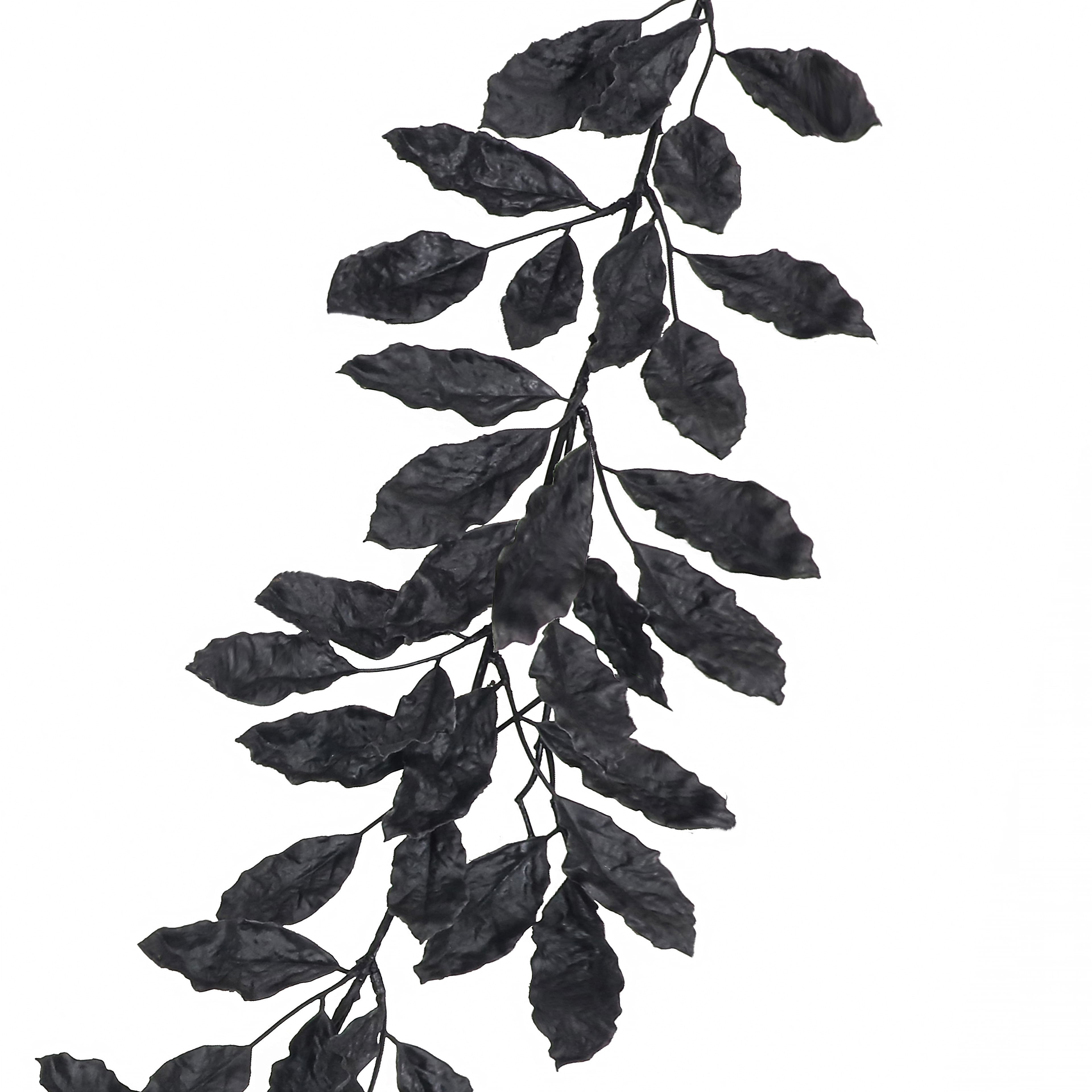 6ft. Black Leaves Garland by Ashland®