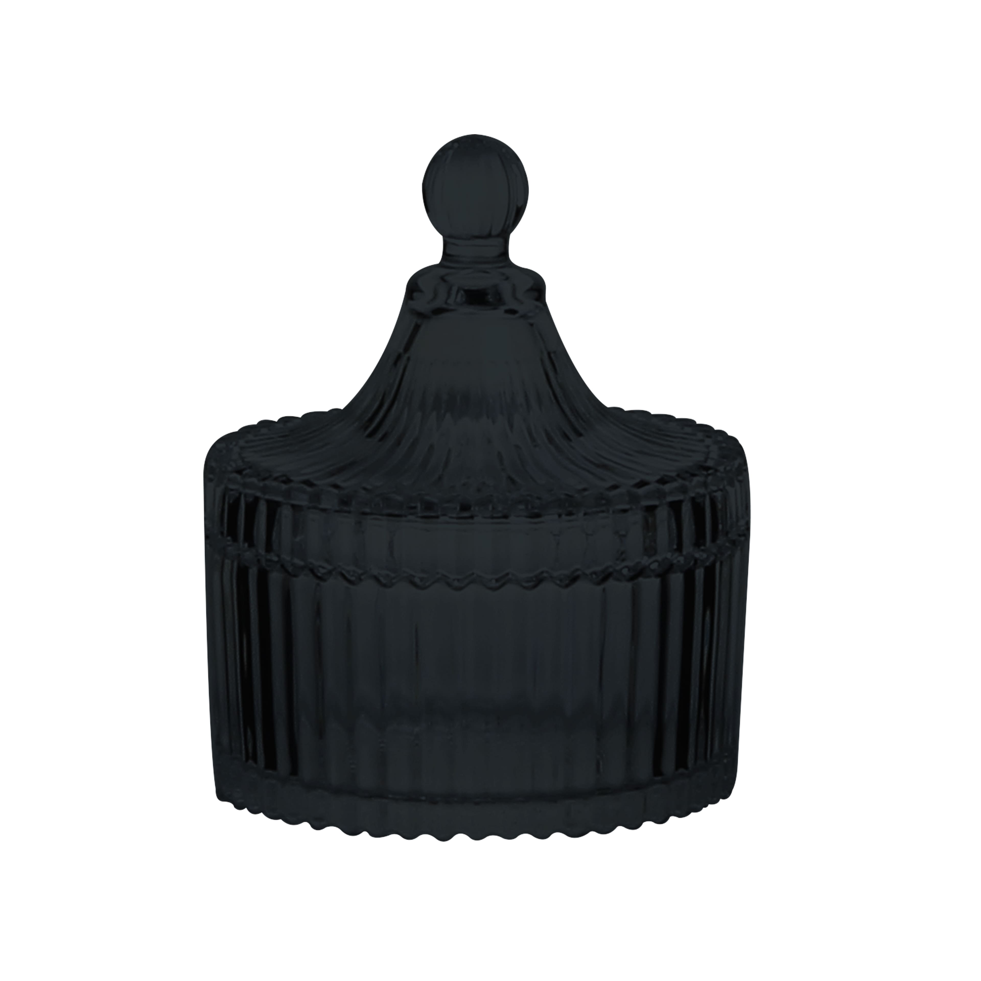 4&#x22; Gothic Glass Jar with Lid by Ashland&#xAE;