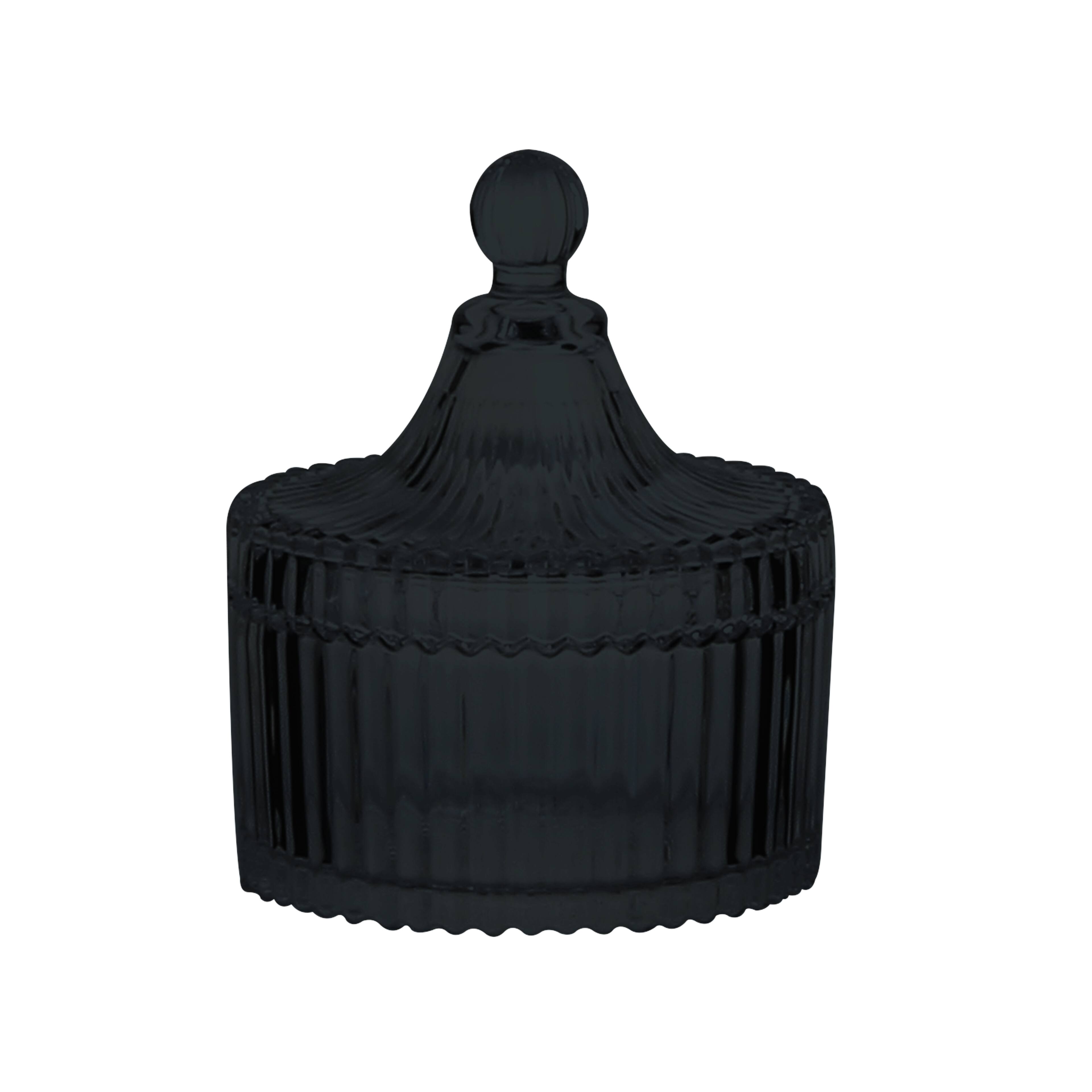 4" Gothic Glass Jar with Lid by Ashland®