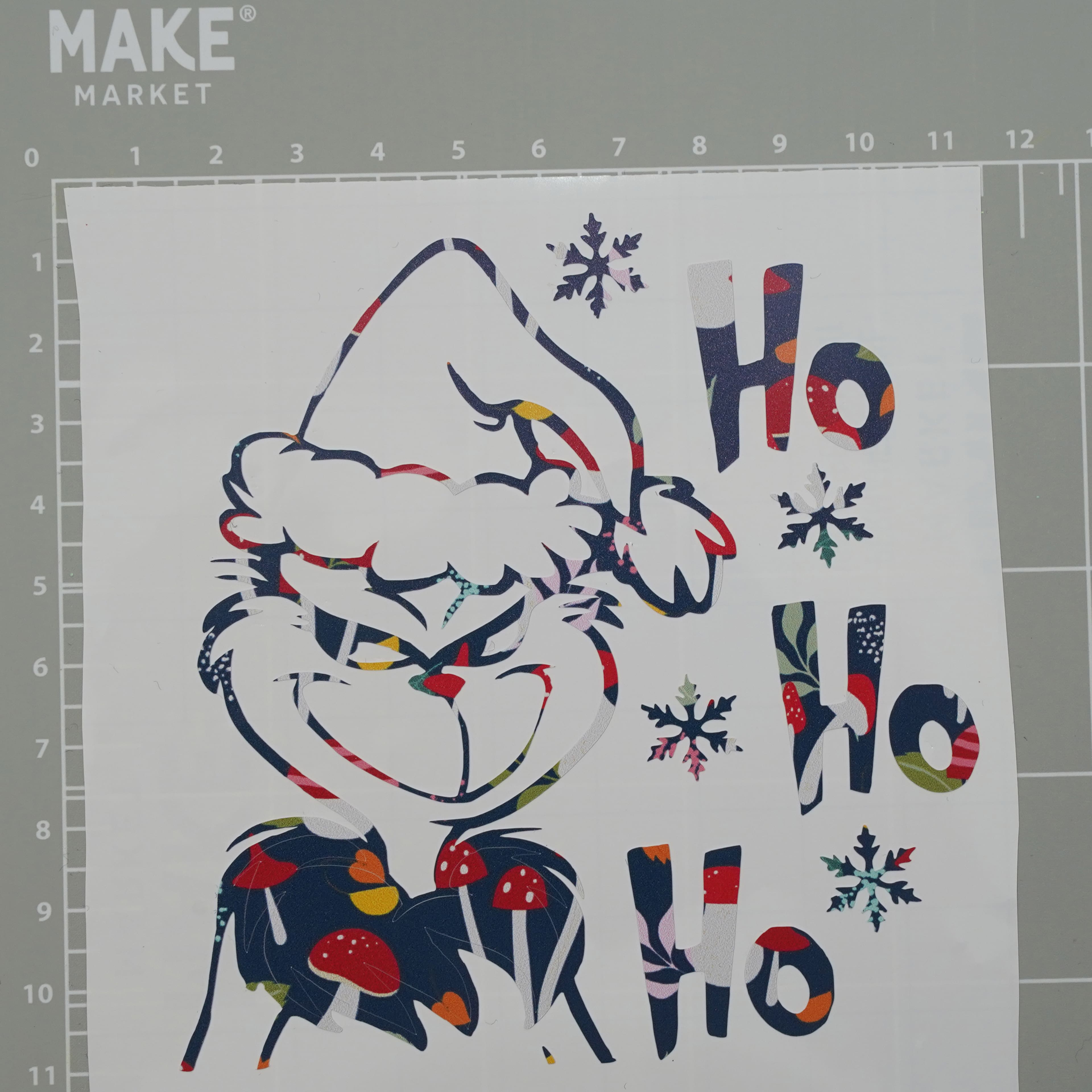 Mushroom Pattern Permanent Vinyl by Make Market&#xAE;