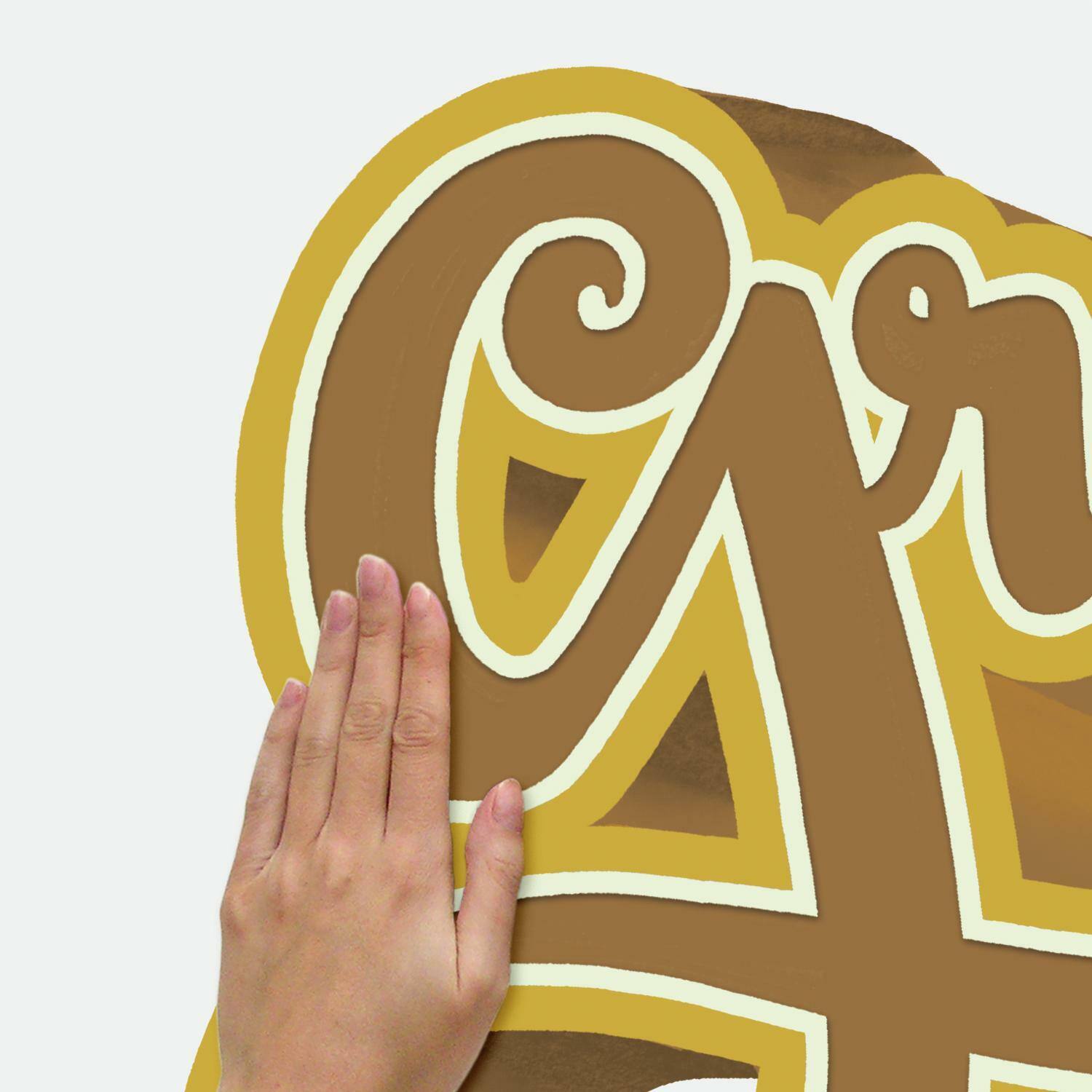 RoomMates Groovy Retro Peel & Stick Giant Wall Decal