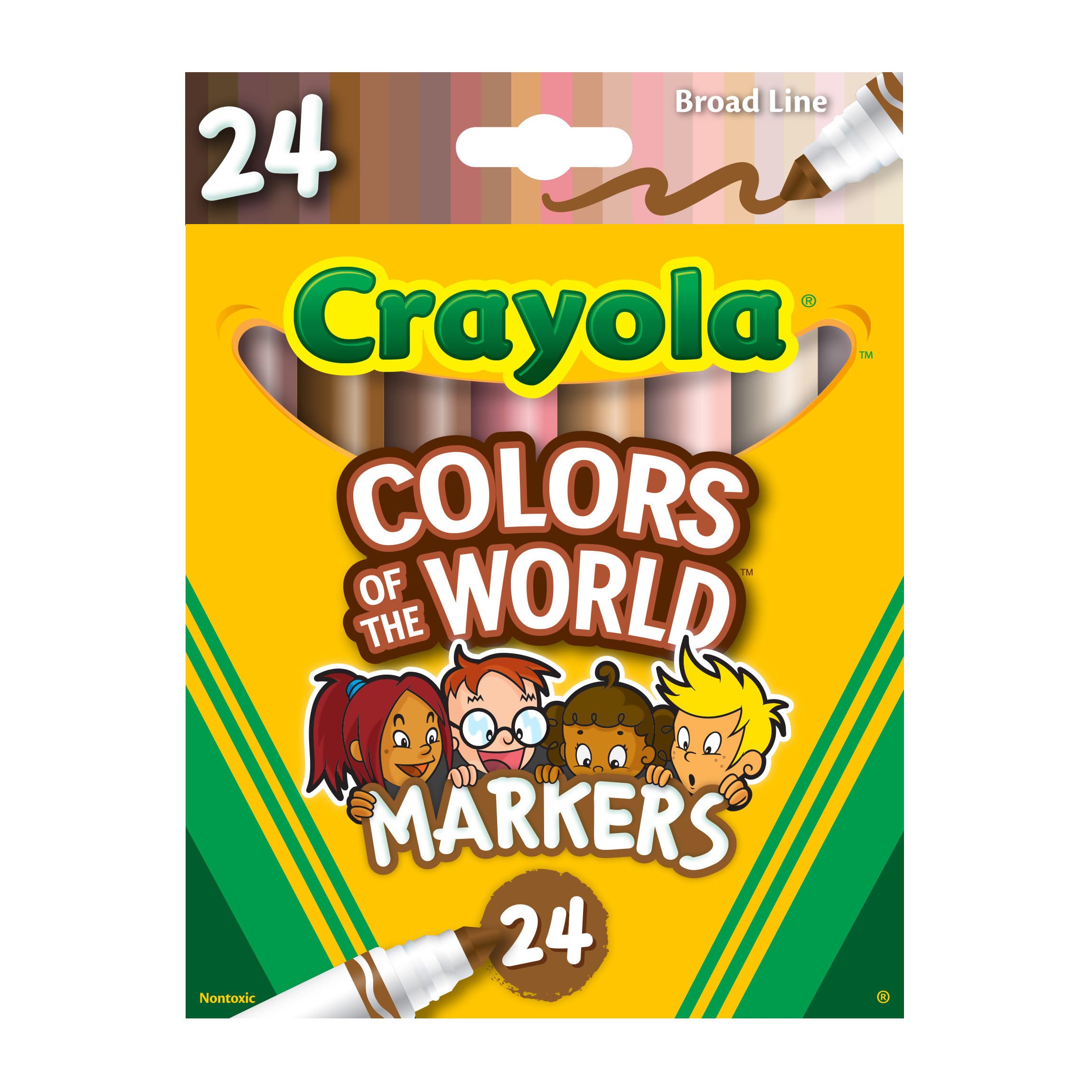 Crayola® Colors of The World™ Marker Set, 24ct. | Michaels