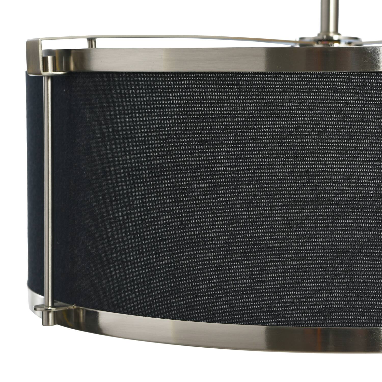 Hello Honey® 10" Metal Semi-Flush Mount Ceiling Light with Captured Linen Shade