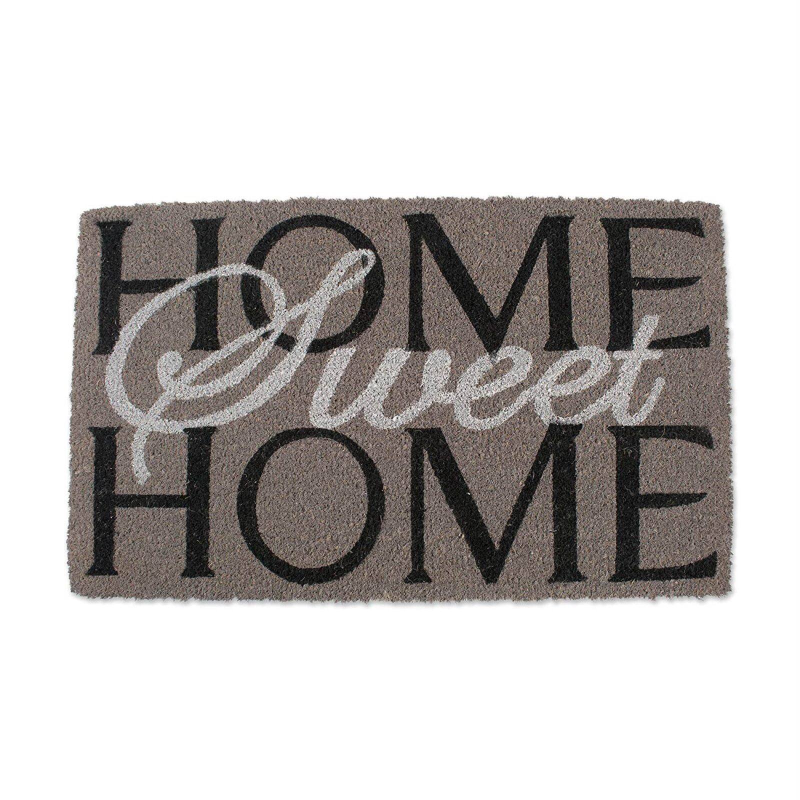 Home Sweet Home & Coir Mat, 22X47, Natural Sold by at Home