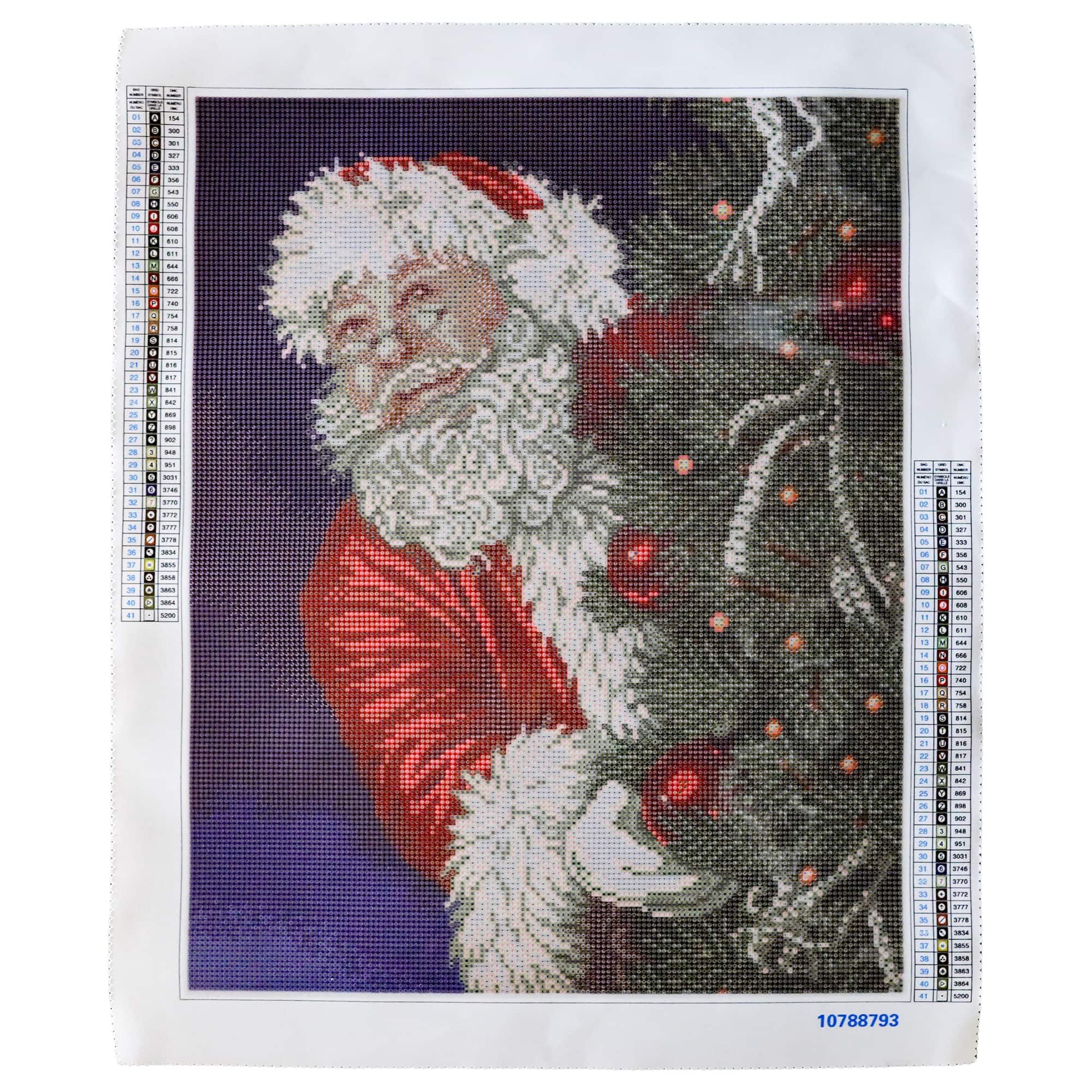 16&#x22; x 20&#x22; Santa Diamond Art Kit by Make Market&#xAE;