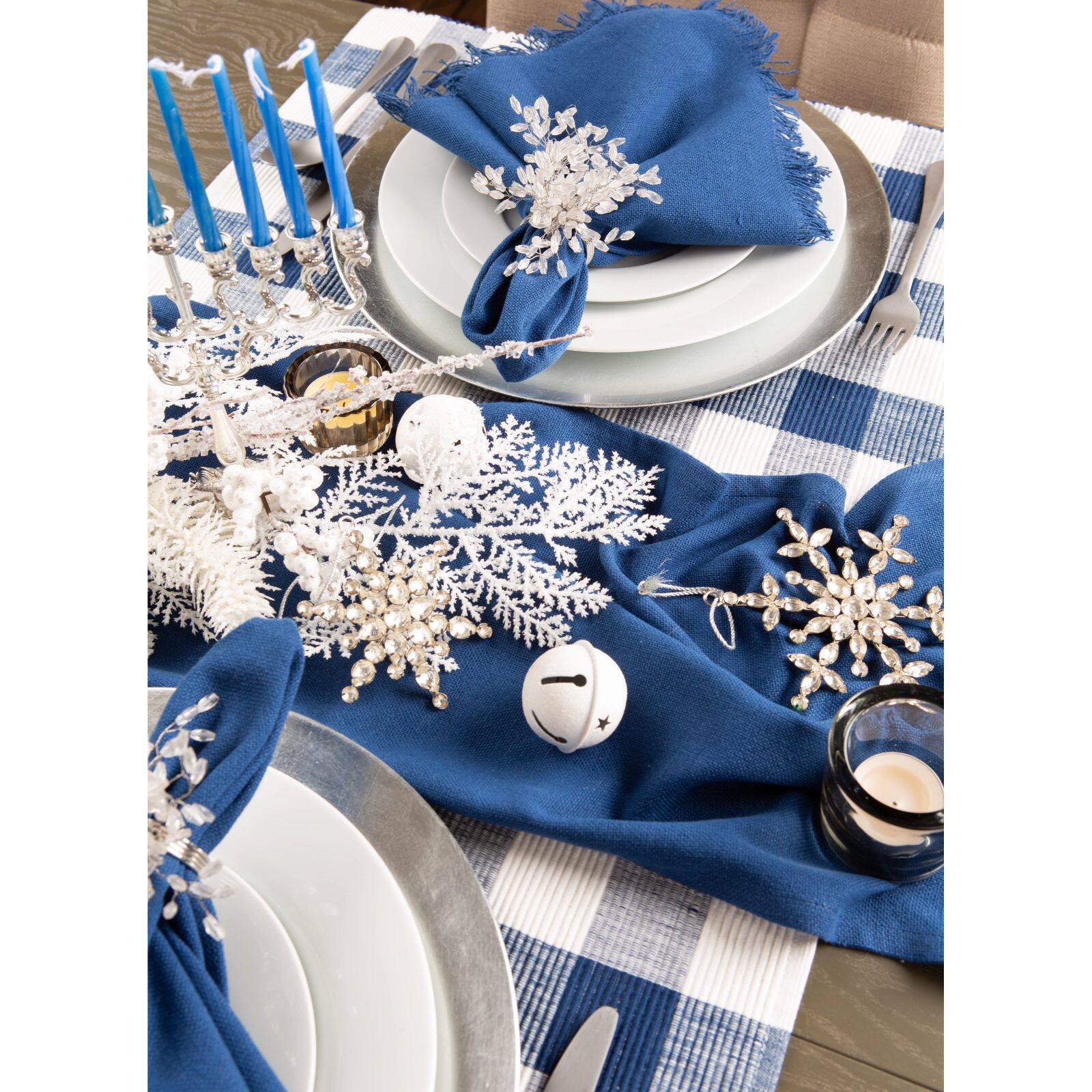 DII&#xAE; Buffalo Check Ribbed Placemat, 6ct.
