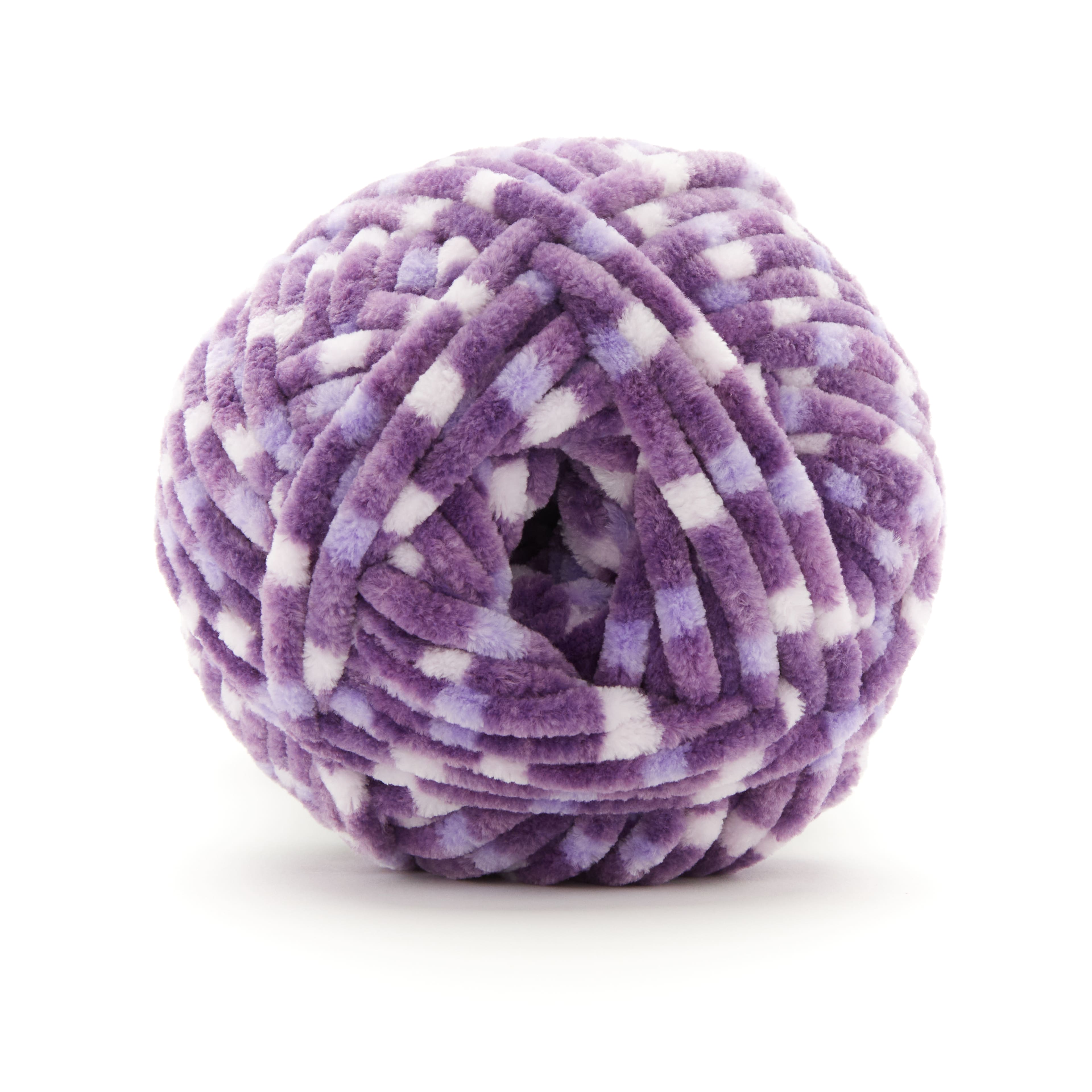 Loops & Threads Sweet Snuggles Lite Yarn - Dot Grapes - 9 oz
