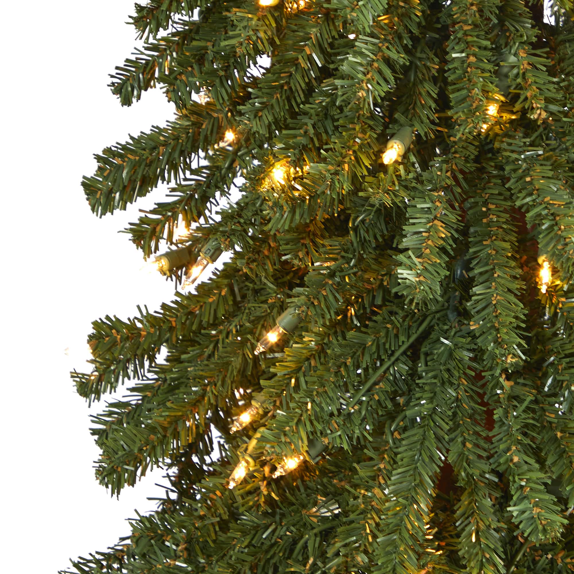 6ft. Pre-Lit Grand Alpine Artificial Christmas Tree, Clear LED Lights
