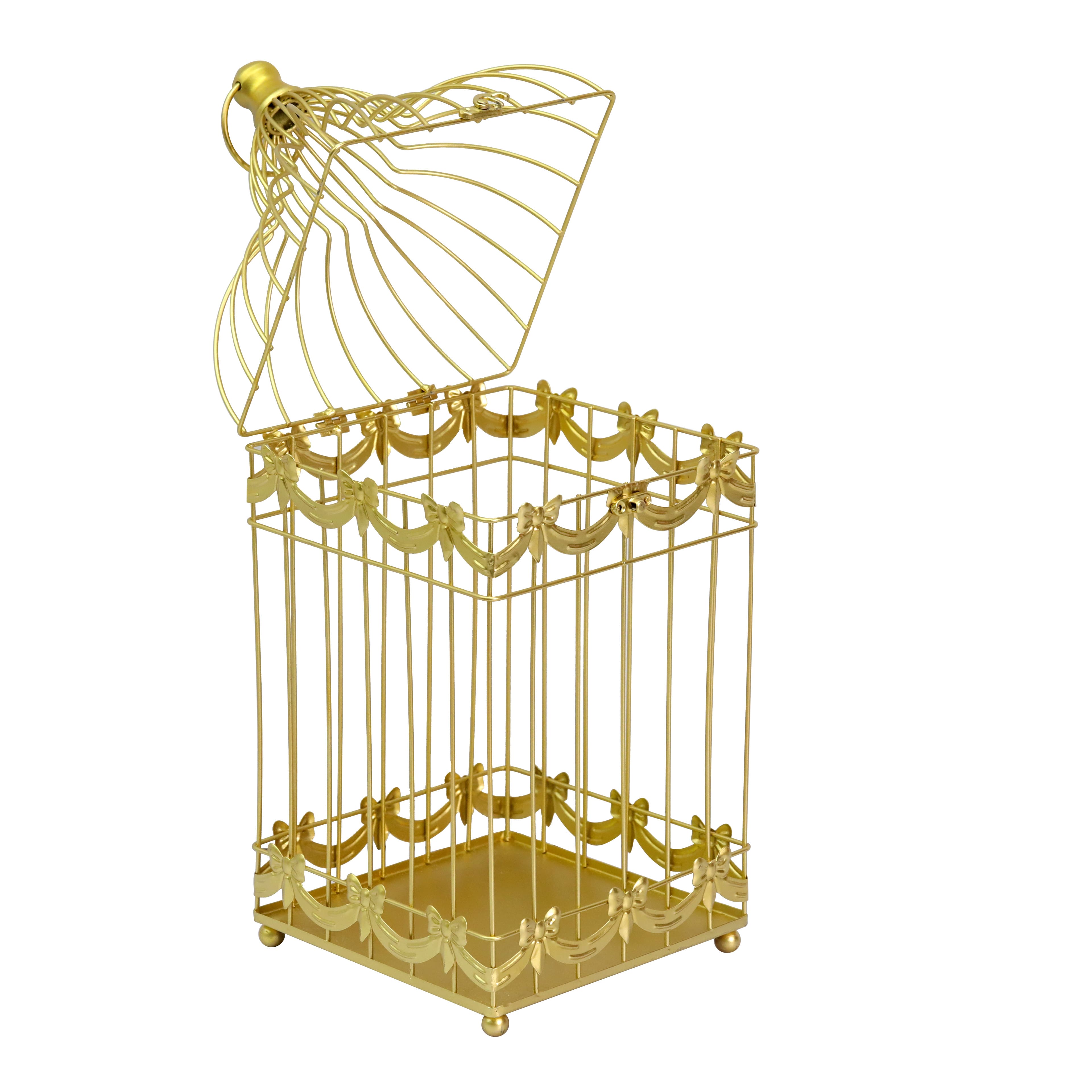 12&#x22; Gold Tabletop Bird Cage by Ashland&#xAE;
