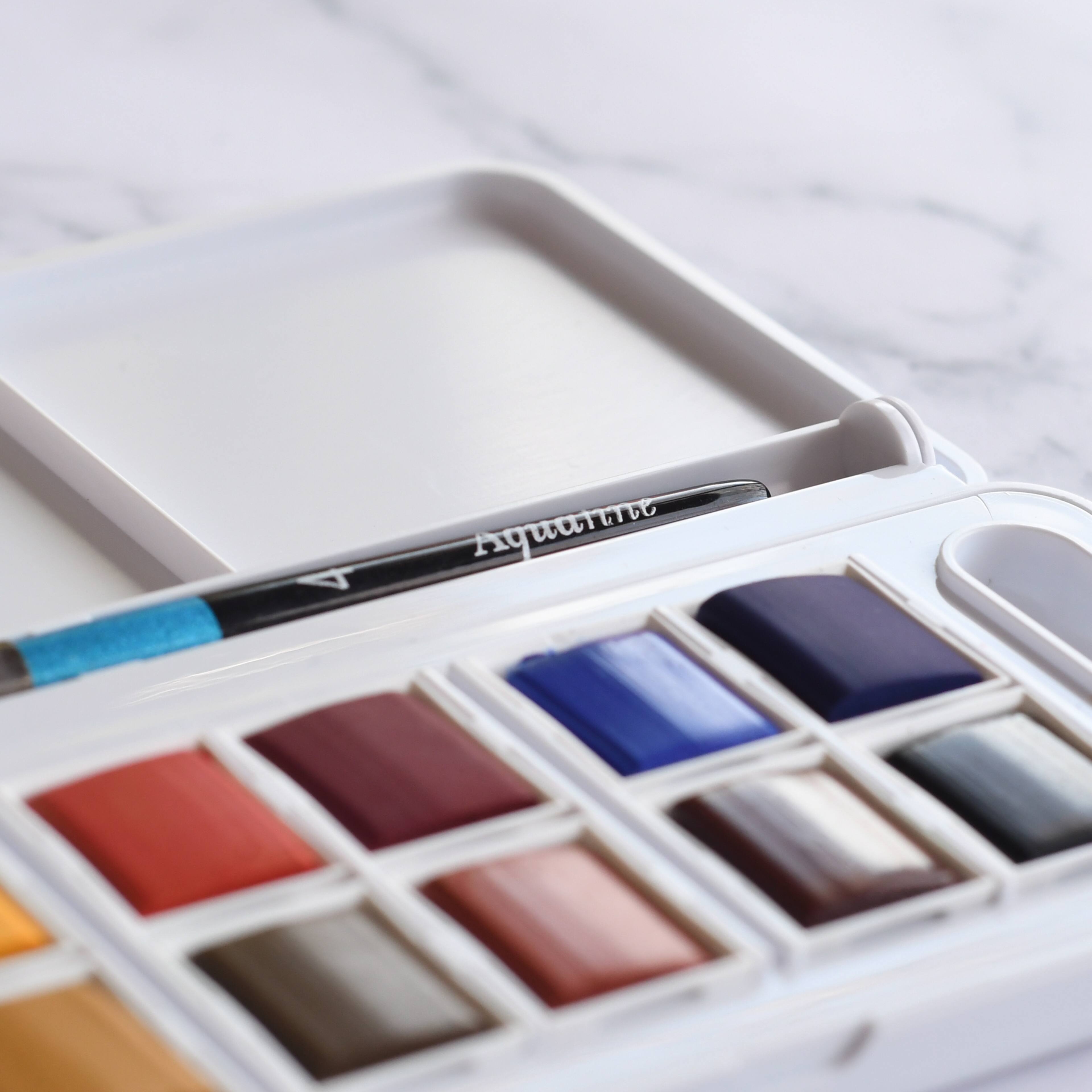 Daler-Rowney® Aquafine 12 Colour Watercolour Paint Travel Set