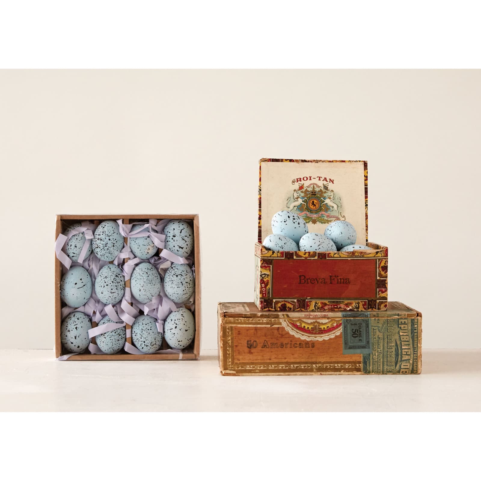 Hello Honey&#xAE; Blue Speckled Ceramic Robin Eggs, 12ct.