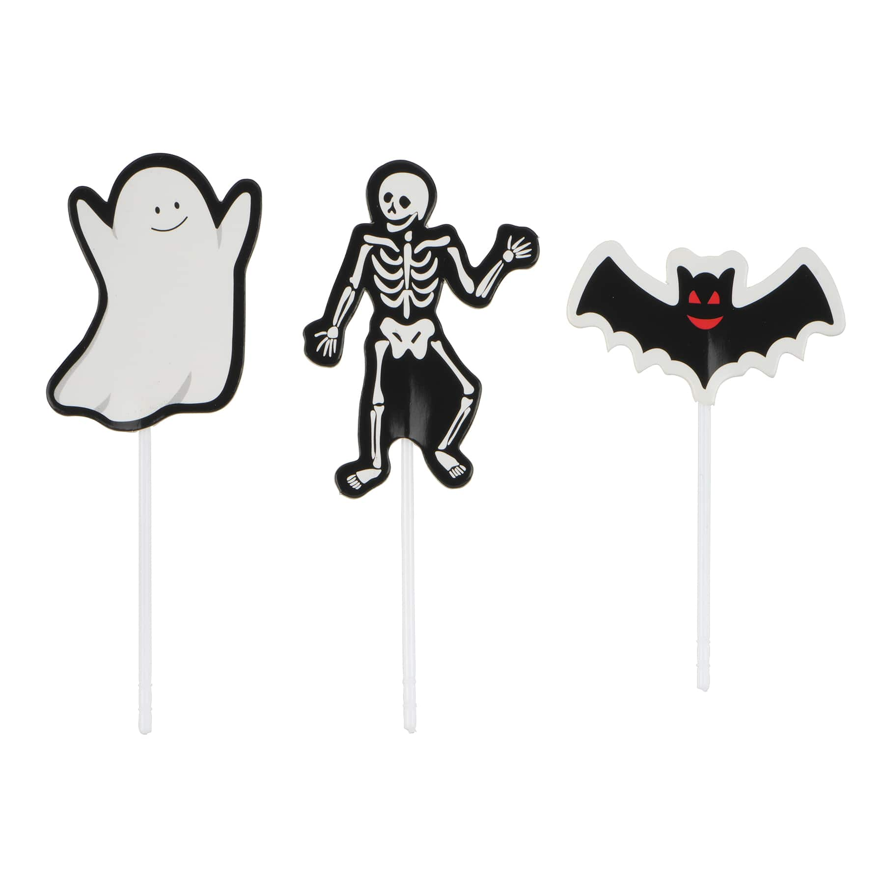 Ghost, Skeleton &#x26; Bat Treat Toppers, 12ct. by Celebrate It&#xAE;