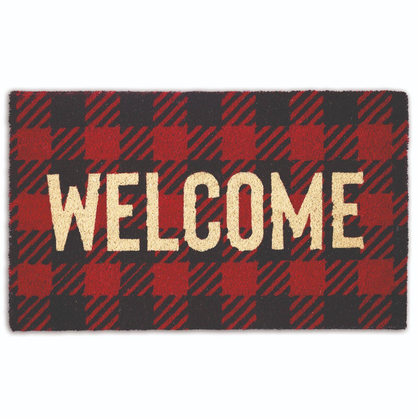 DII® Buffalo Check Welcome Doormat