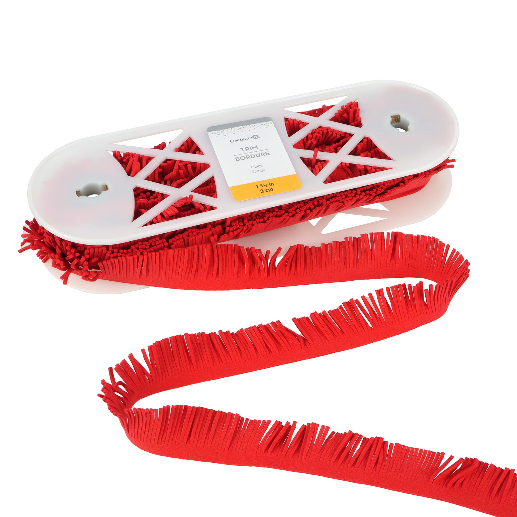 1 3/16&#x22; Flocked Fringe Trim by Celebrate It&#xAE;