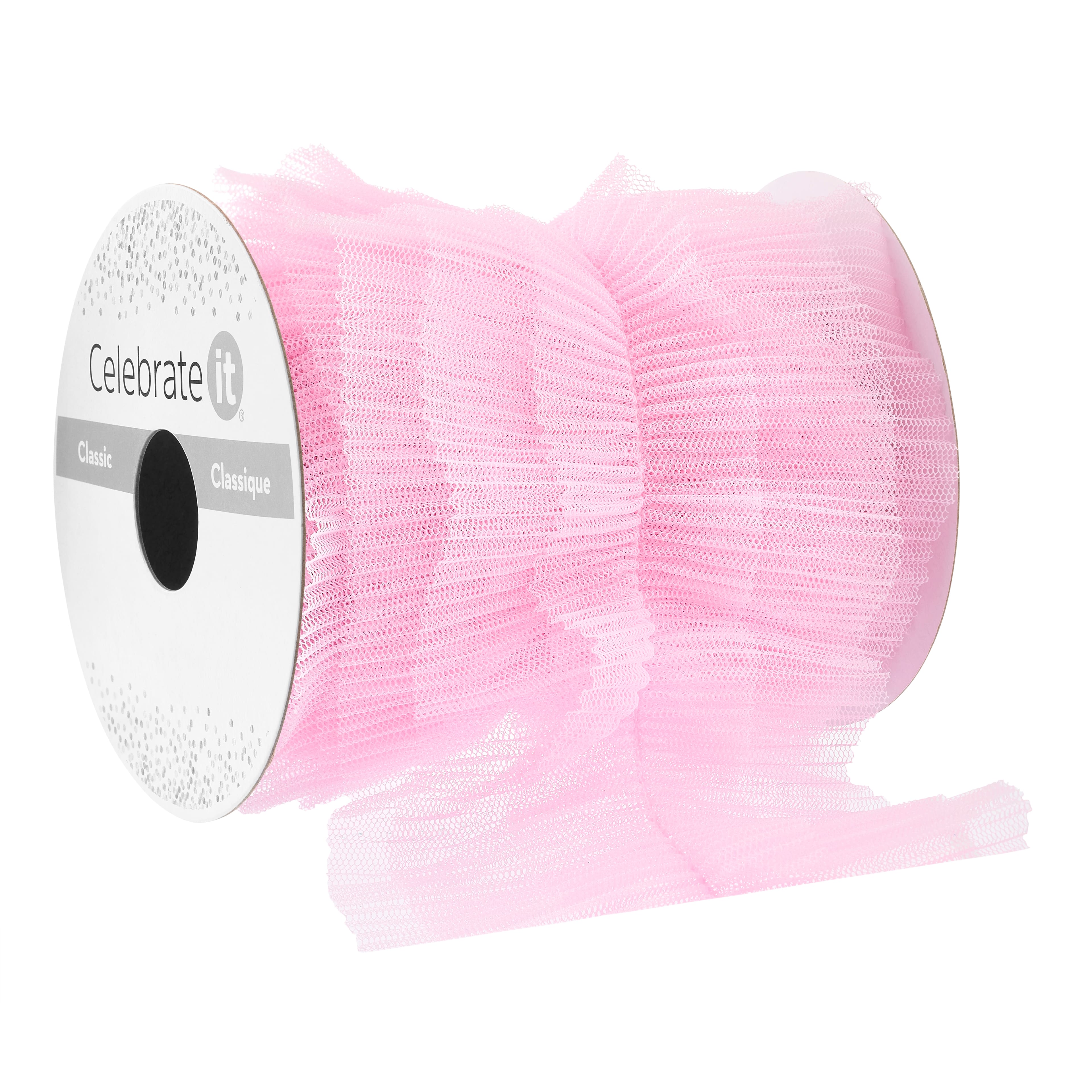 4" x 2yd. Layered Tulle Ribbon by Celebrate It® Classic