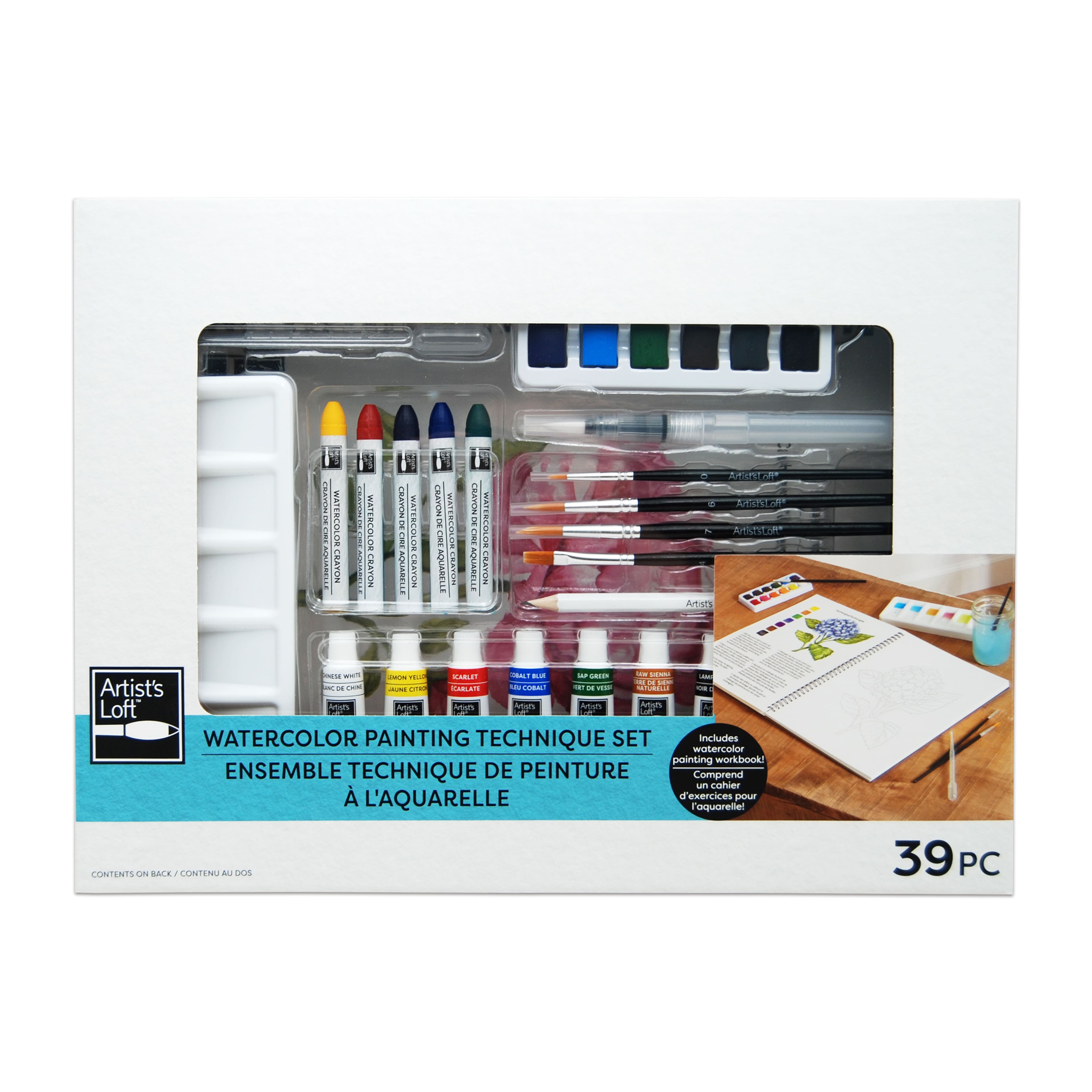 Watercolor Painting Technique Set by Artist&#x27;s Loft&#x2122;